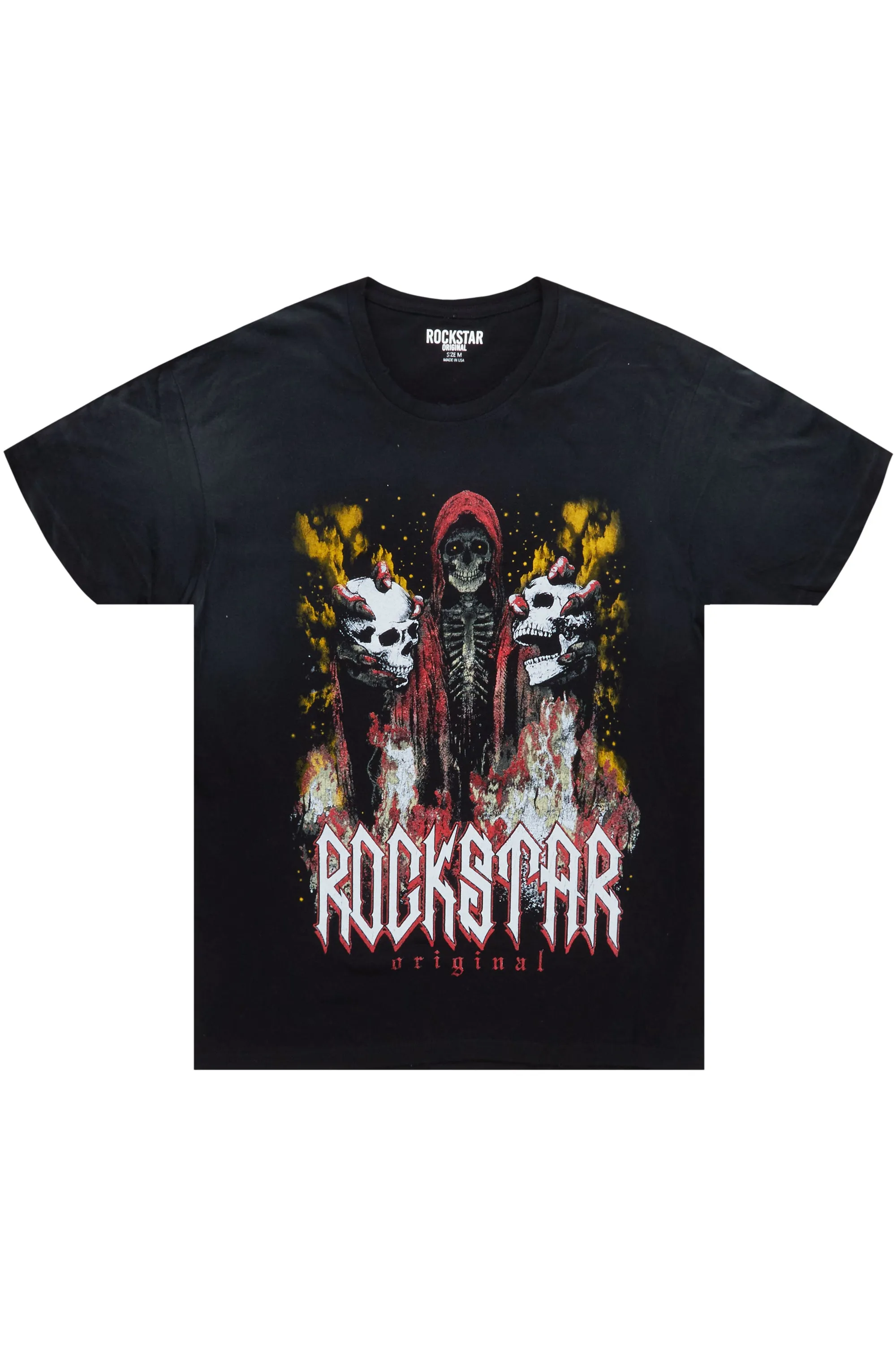 Aki Black Graphic T-Shirt sold by Rockstar Original
