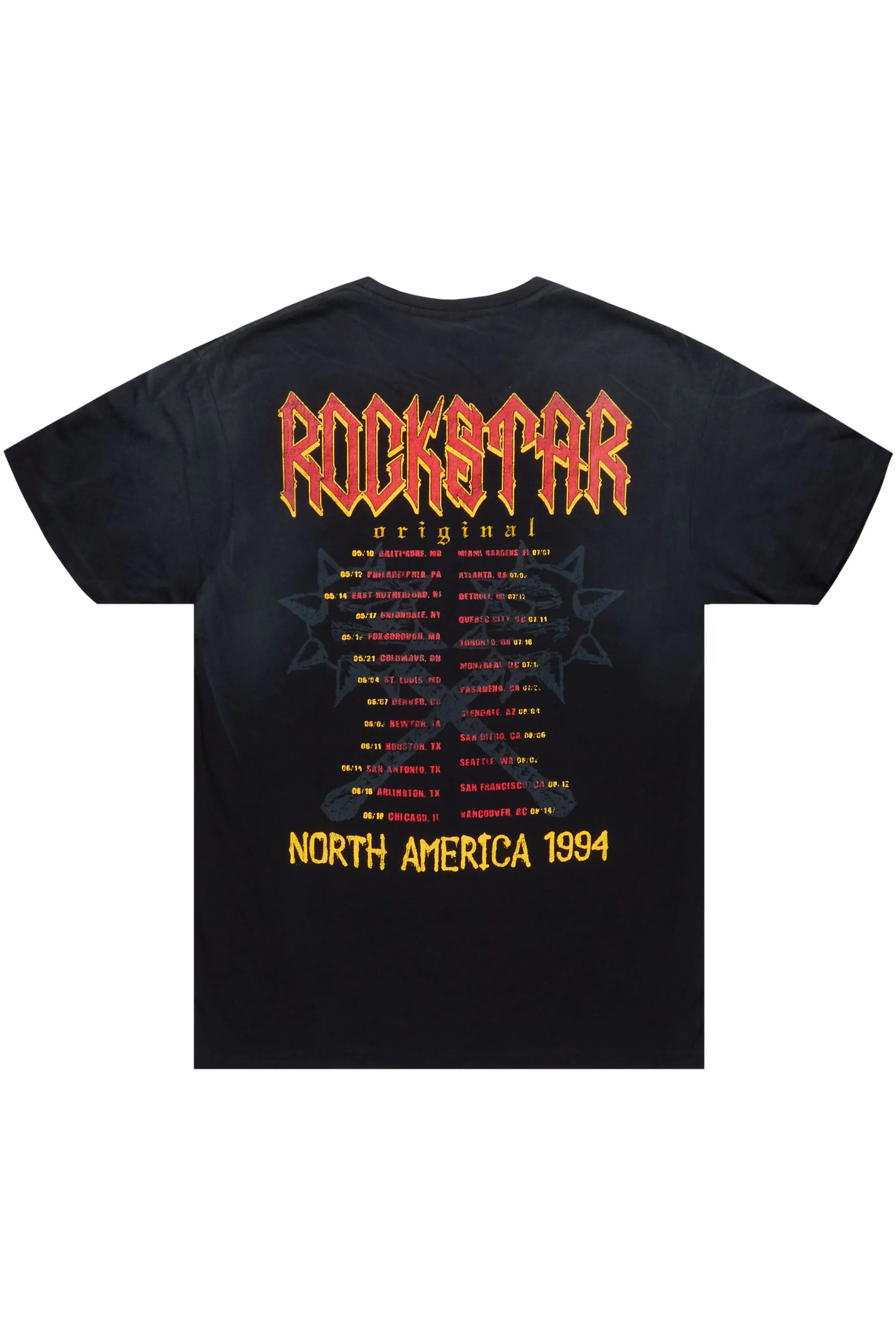 Aki Black Graphic T-Shirt sold by Rockstar Original product image thumbnail 3