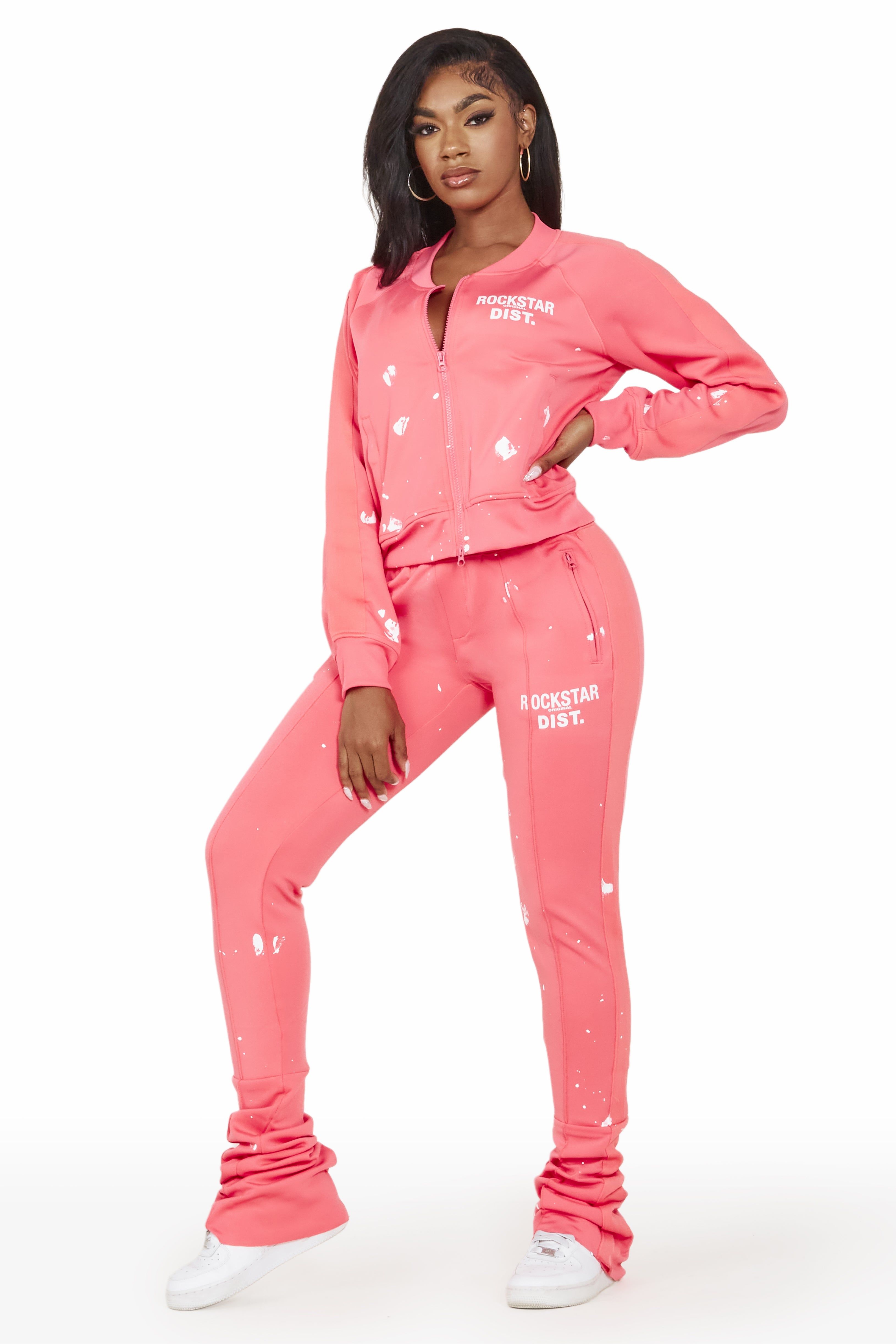 I Set The Standard Coral Super Stacked Trackset sold by Rockstar Original product image thumbnail 2
