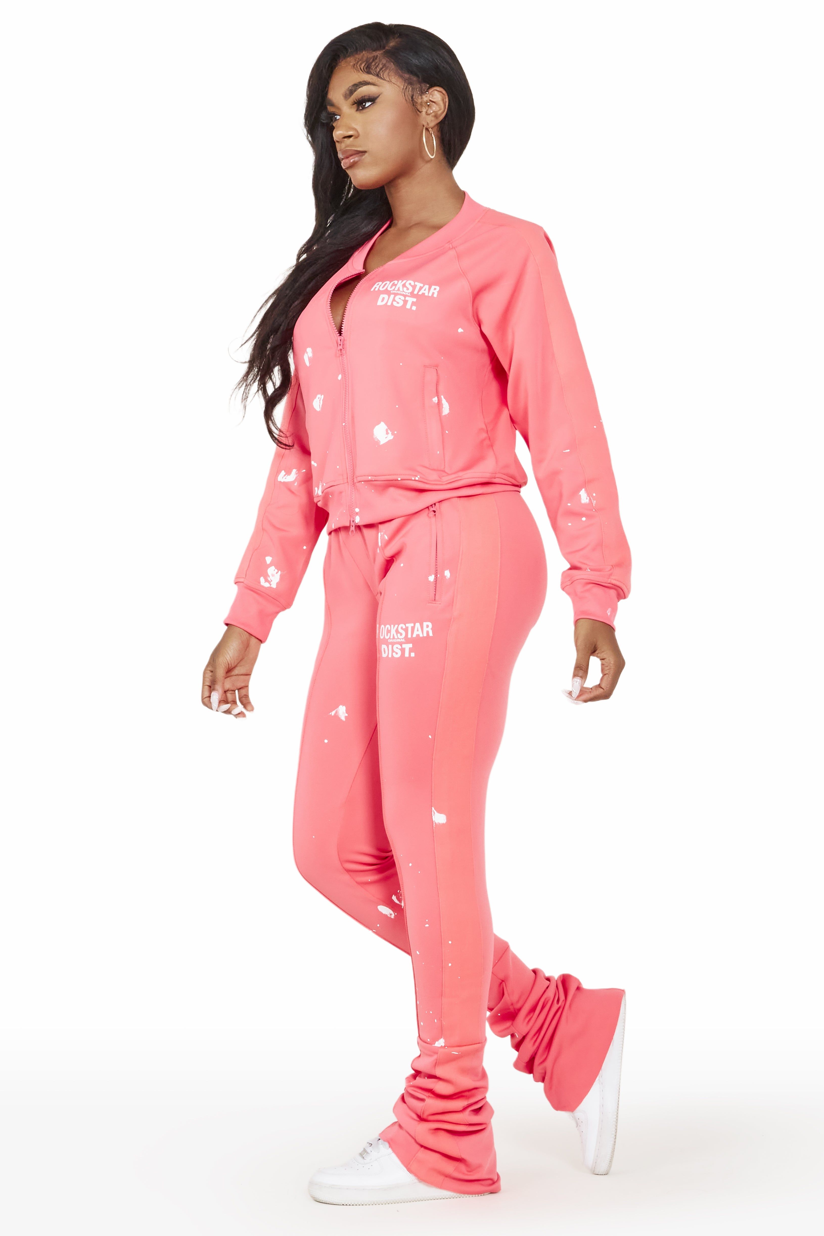 I Set The Standard Coral Super Stacked Trackset sold by Rockstar Original product image thumbnail 3