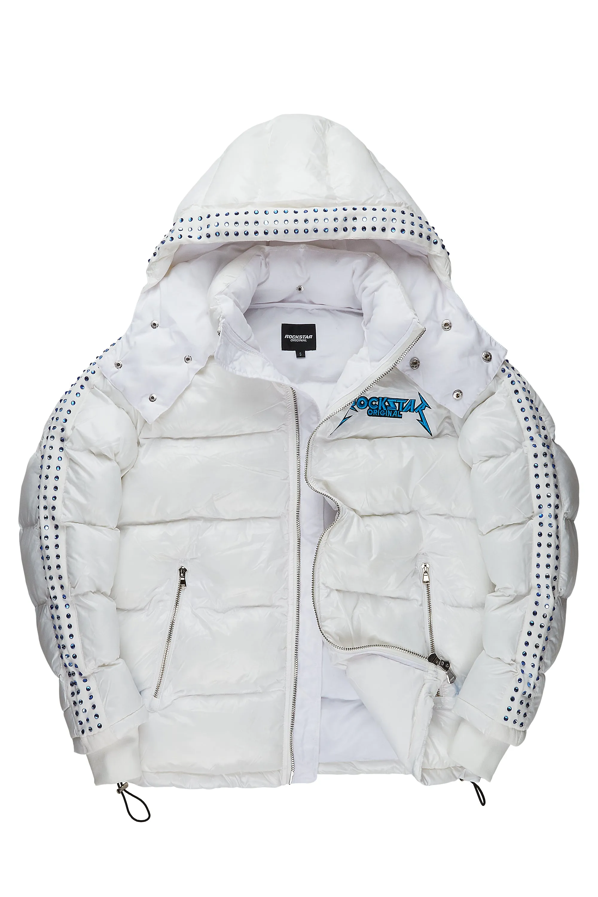Brink White Heavy Puffer Jacket sold by Rockstar Original