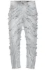 Cadiz Grey Diagonal Patch Skinny Fit Jean sold by Rockstar Original