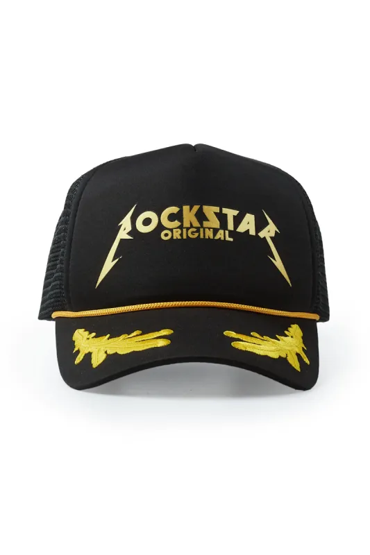 Pardes Black Graphic Trucker Hat sold by Rockstar Original