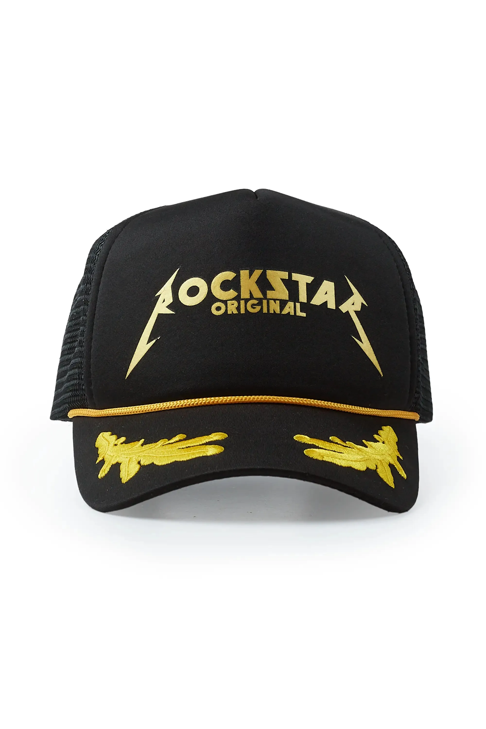Pardes Black Graphic Trucker Hat sold by Rockstar Original