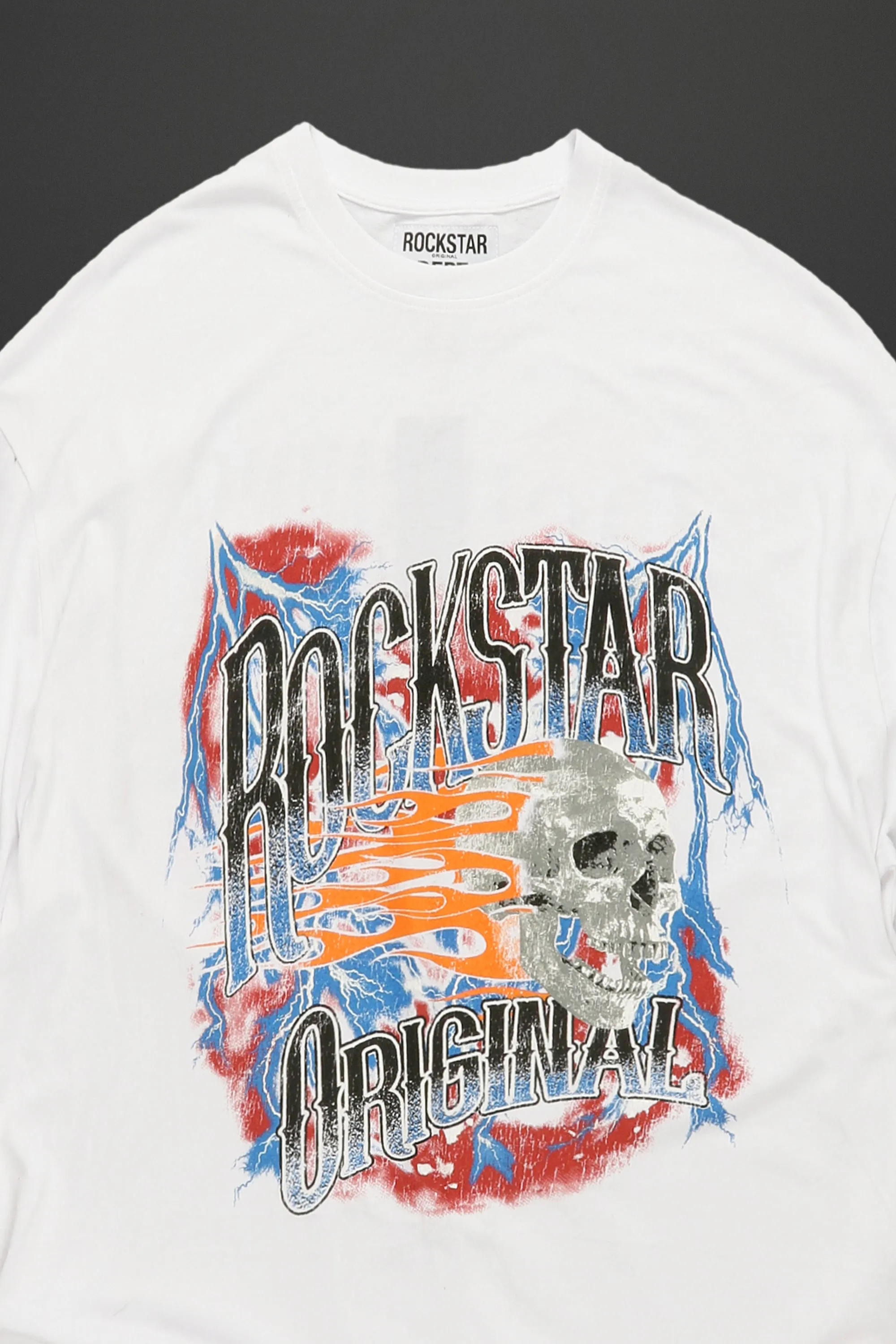 Byker White Printed T-Shirt sold by Rockstar Original product image thumbnail 3