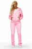 Tanazia Pink Zip Up Super Stacked Trackset sold by Rockstar Original