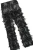 Lamar Black Oversized T-Shirt & Bossko Stacked Flare Jean Bundle sold by Rockstar Original