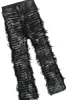 Lamar Black Oversized T-Shirt & Bossko Stacked Flare Jean Bundle sold by Rockstar Original
