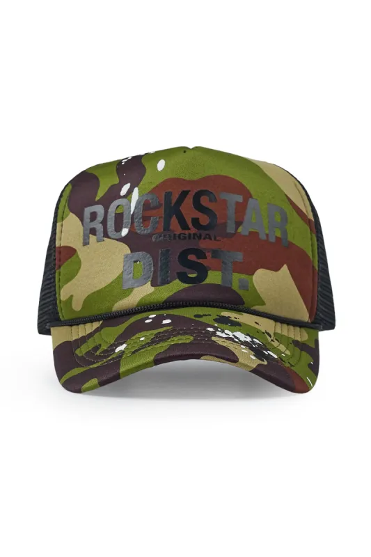 Selva Green Camo Trucker Hat sold by Rockstar Original