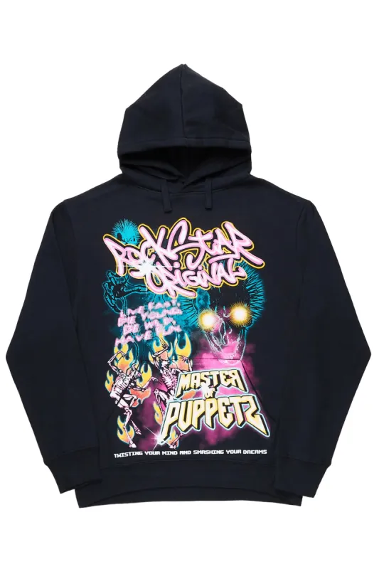 Puppet Black Oversized Hoodie sold by Rockstar Original