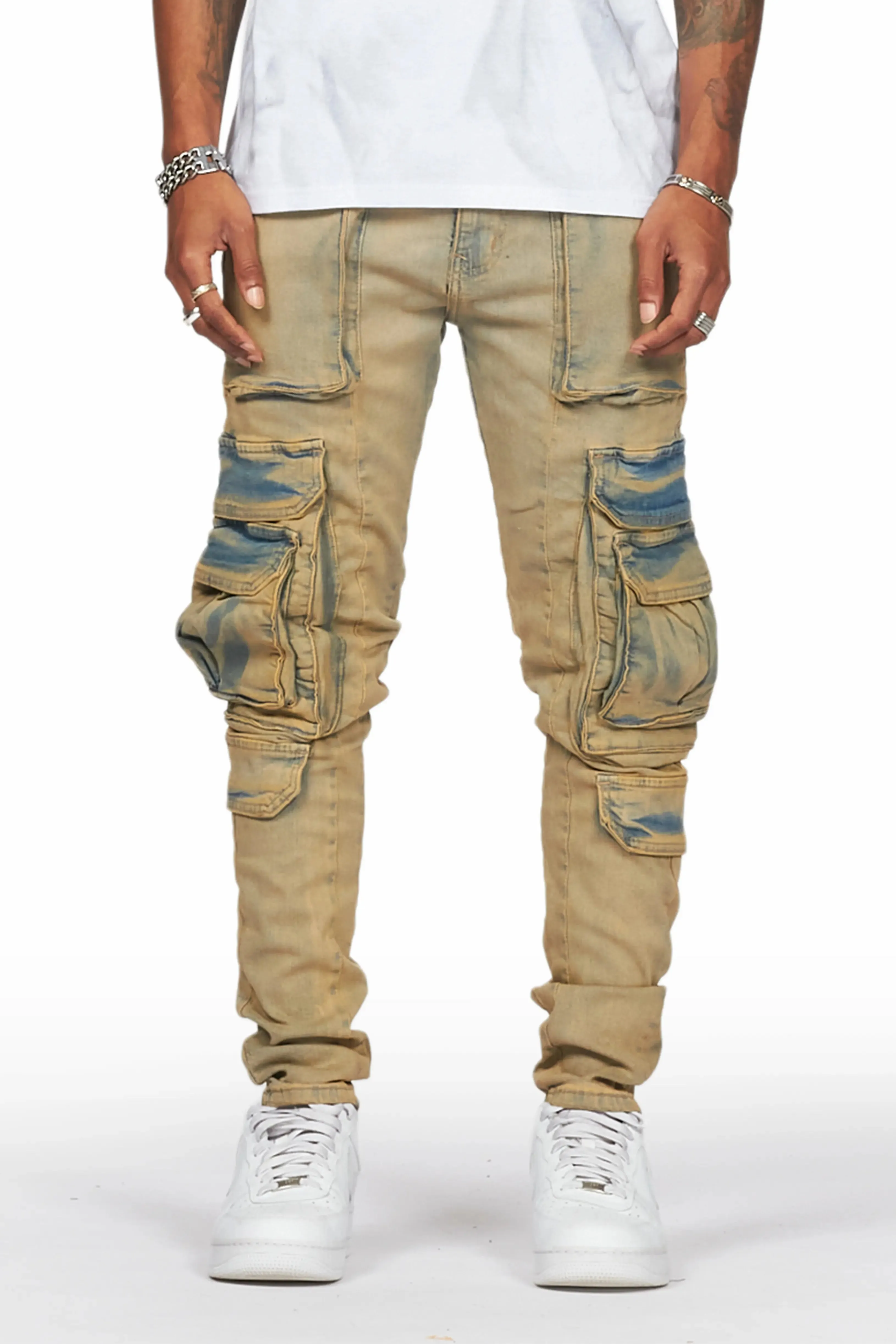 Iniko Tint Skinny Fit Cargo Jean sold by Rockstar Original