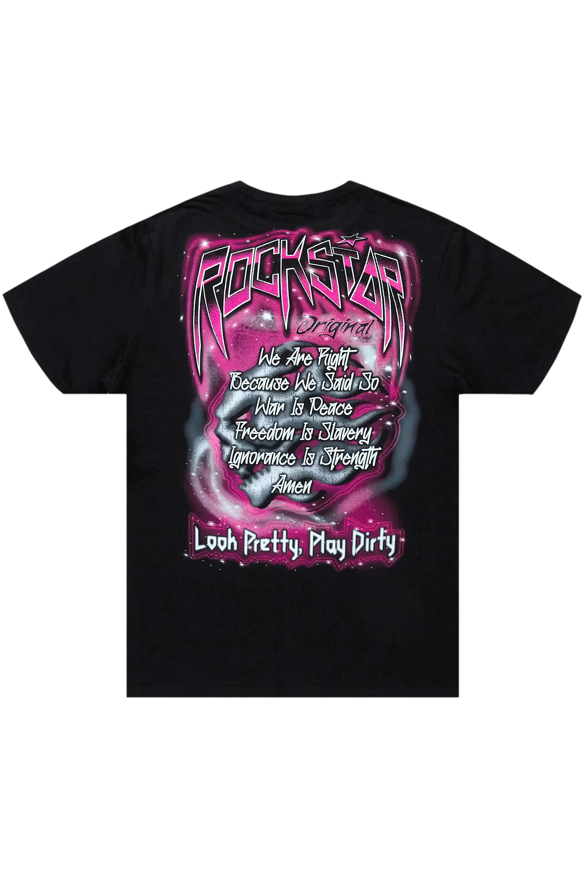 Kinai Black Oversized T-Shirt sold by Rockstar Original product image thumbnail 3