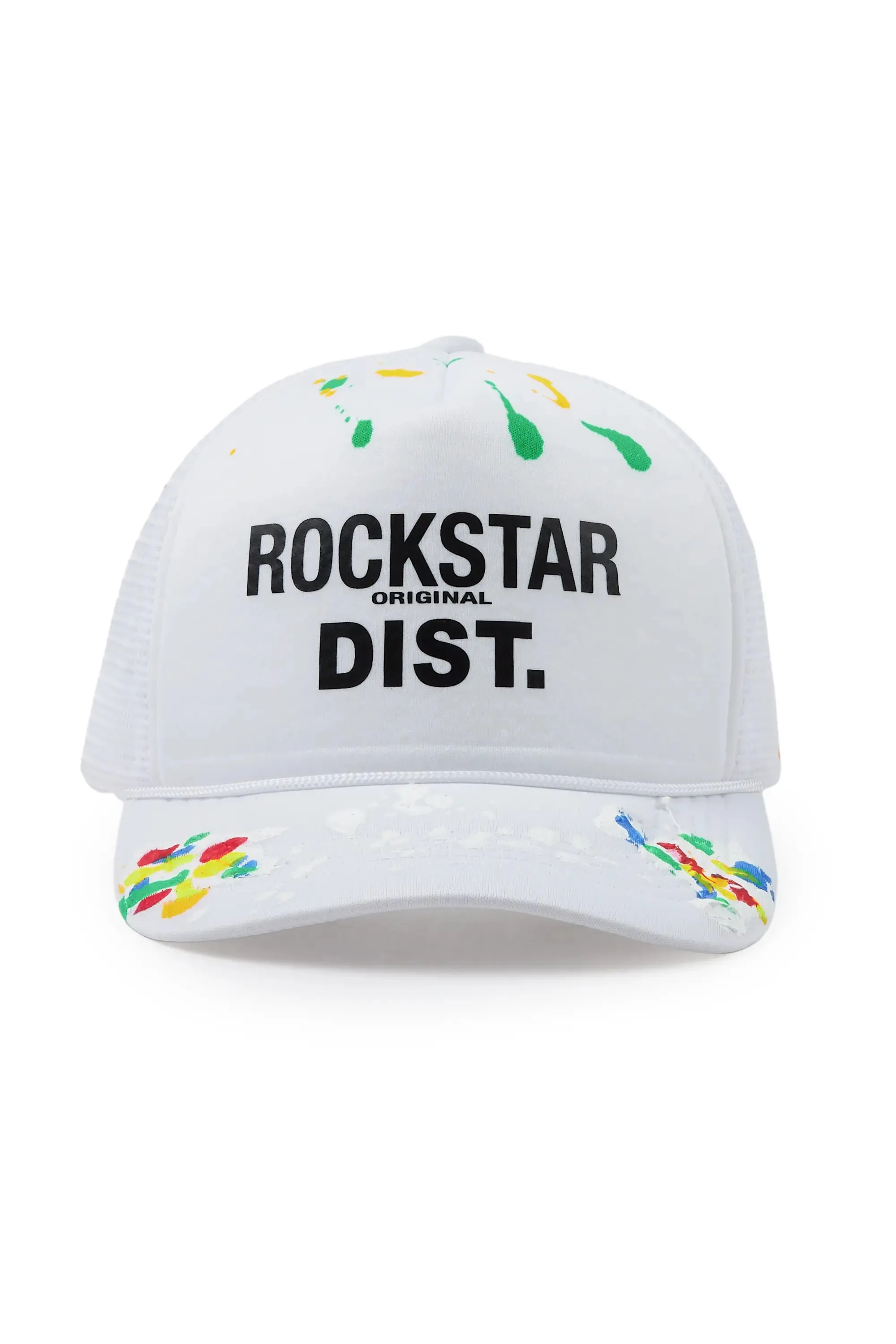 Neptune White/Black Trucker Hat sold by Rockstar Original