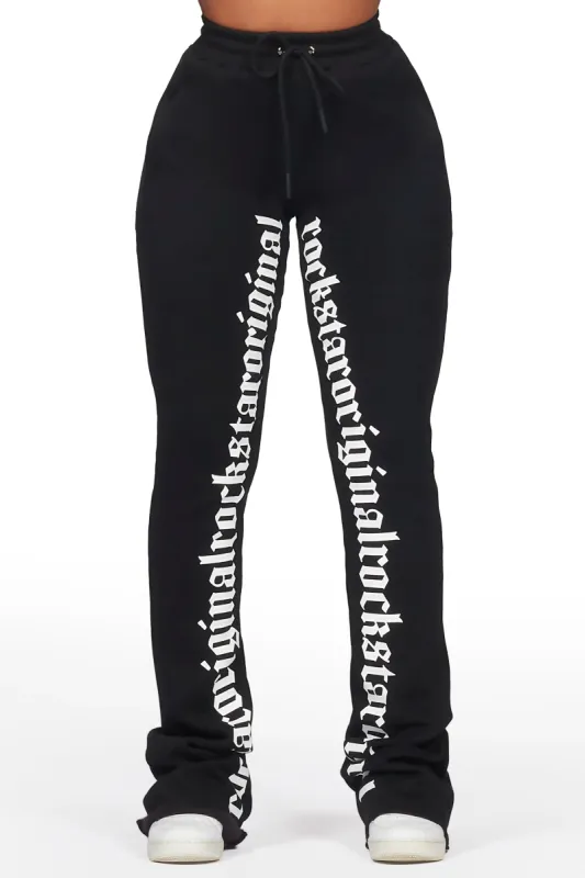 Blakely Black Super Stacked Pant sold by Rockstar Original
