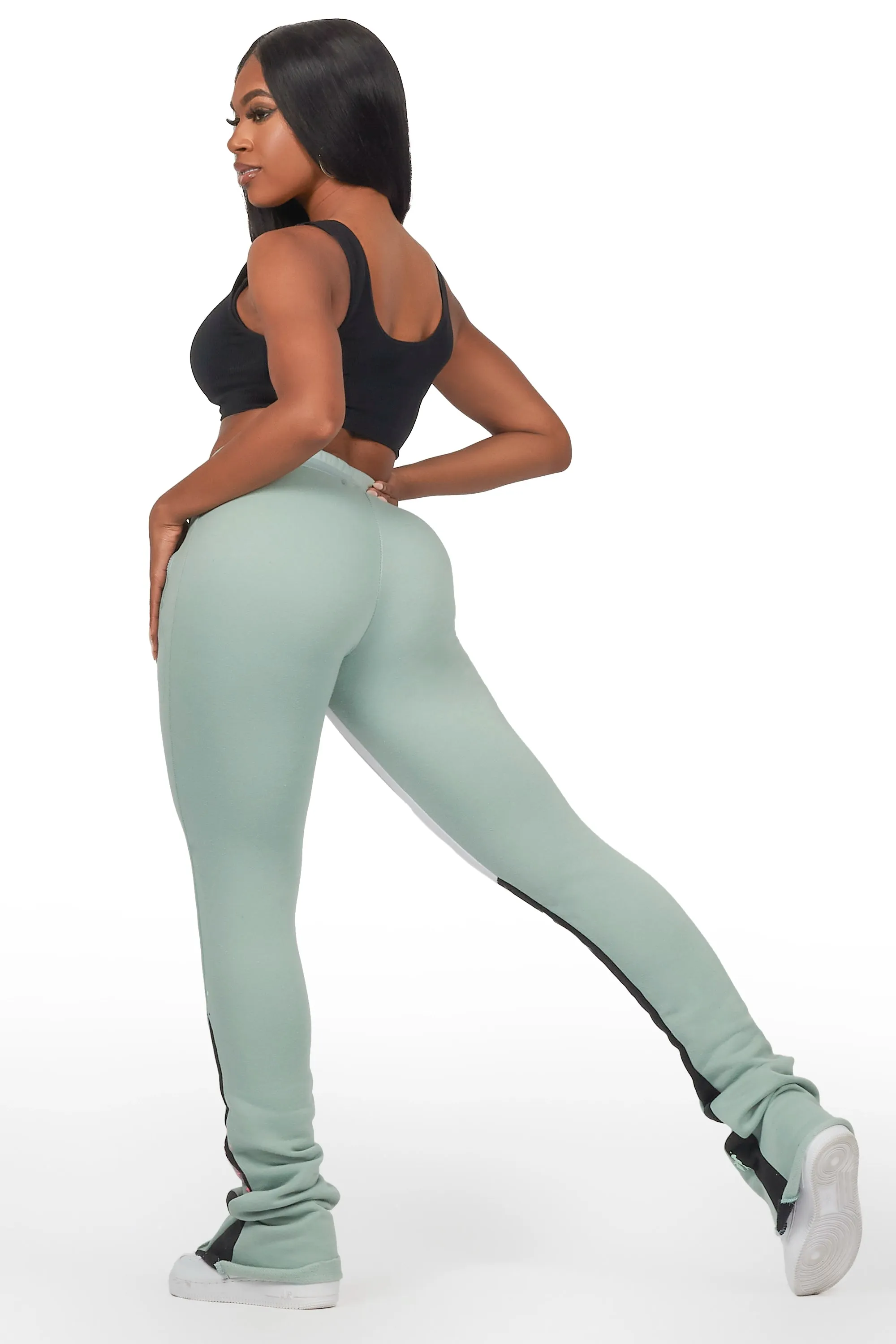 Karenthia Sage Stacked Track Pant sold by Rockstar Original product image thumbnail 5