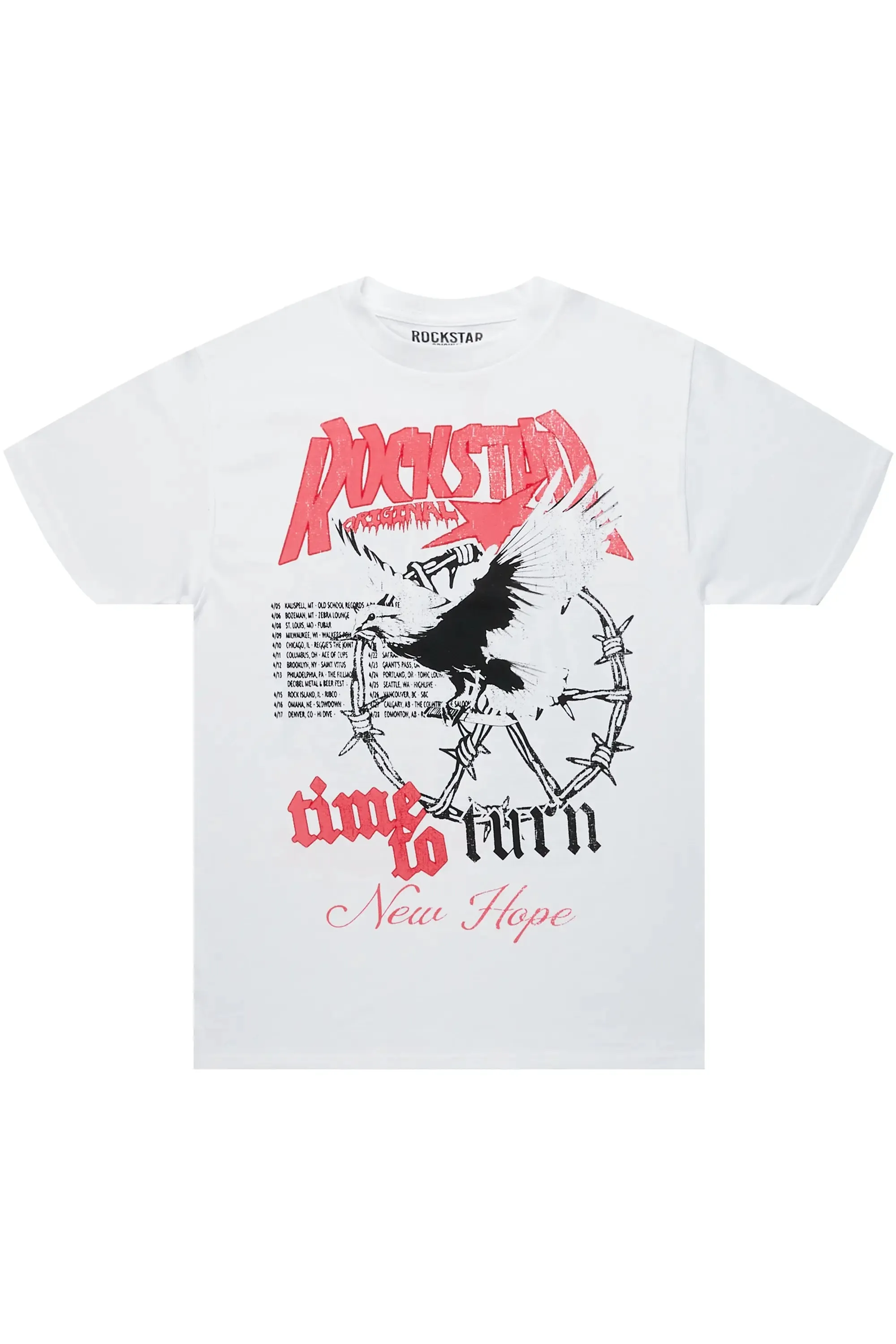 Burial White Graphic T-Shirt sold by Rockstar Original