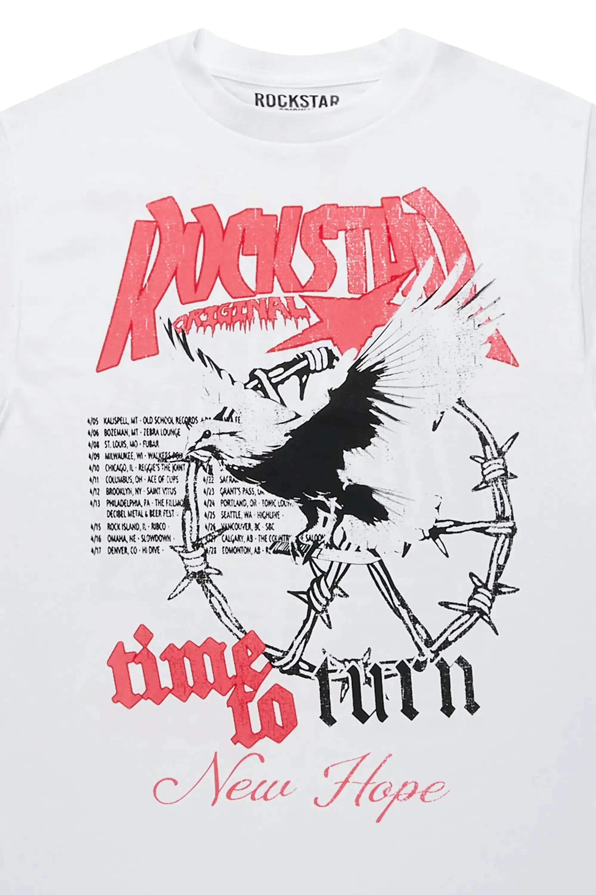 Burial White Graphic T-Shirt sold by Rockstar Original product image thumbnail 2