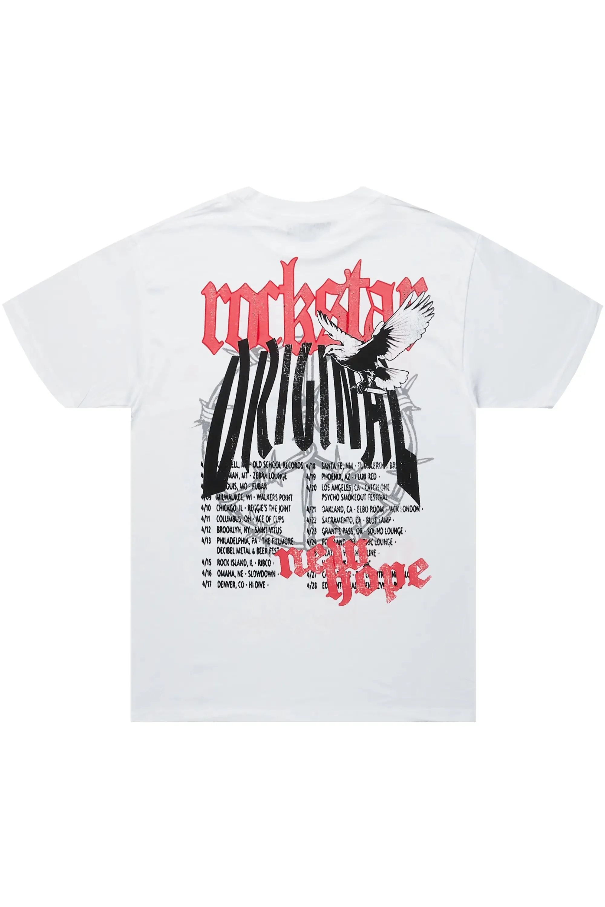 Burial White Graphic T-Shirt sold by Rockstar Original product image thumbnail 3