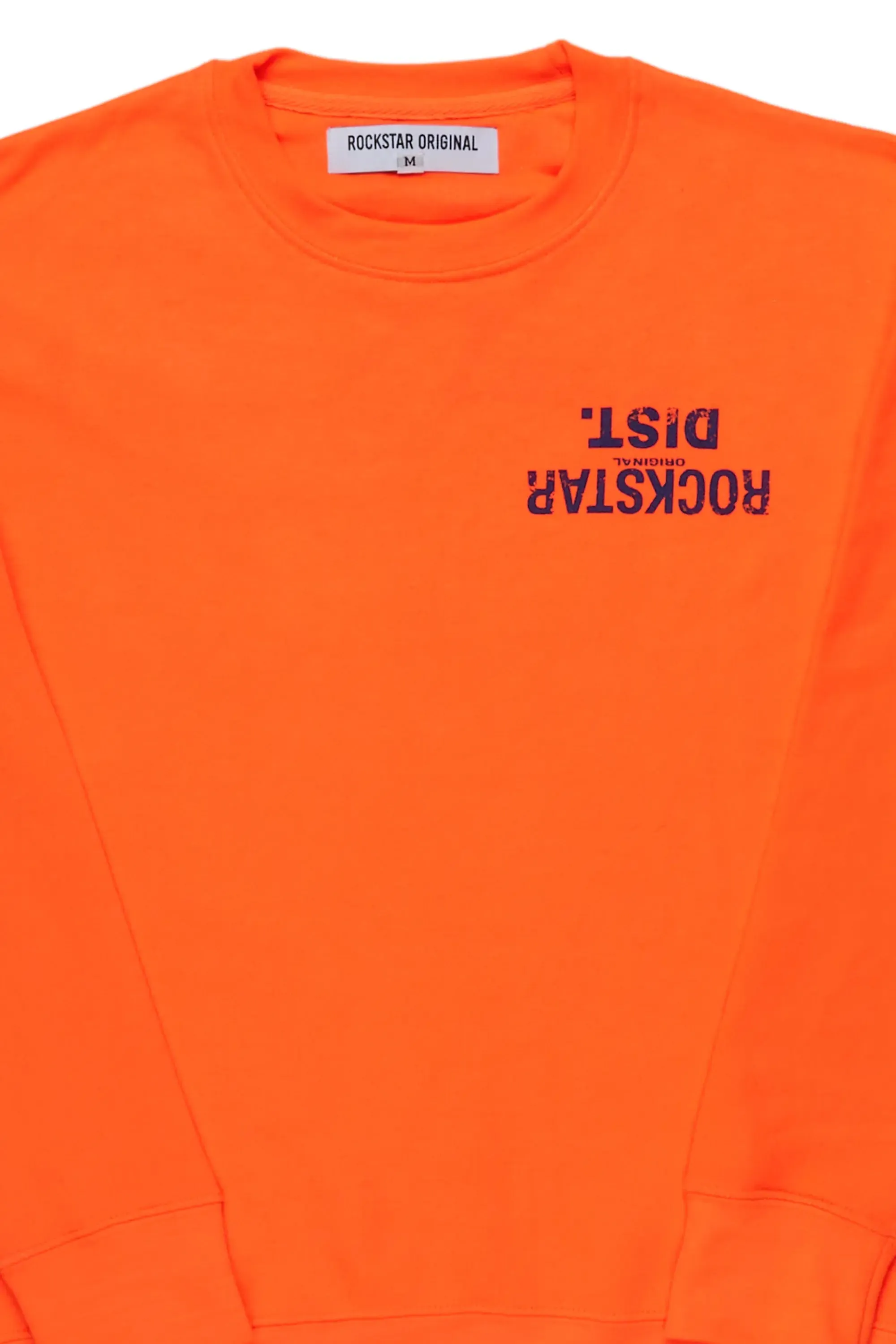 Dist. Town Orange Graphic Crewneck sold by Rockstar Original product image thumbnail 3