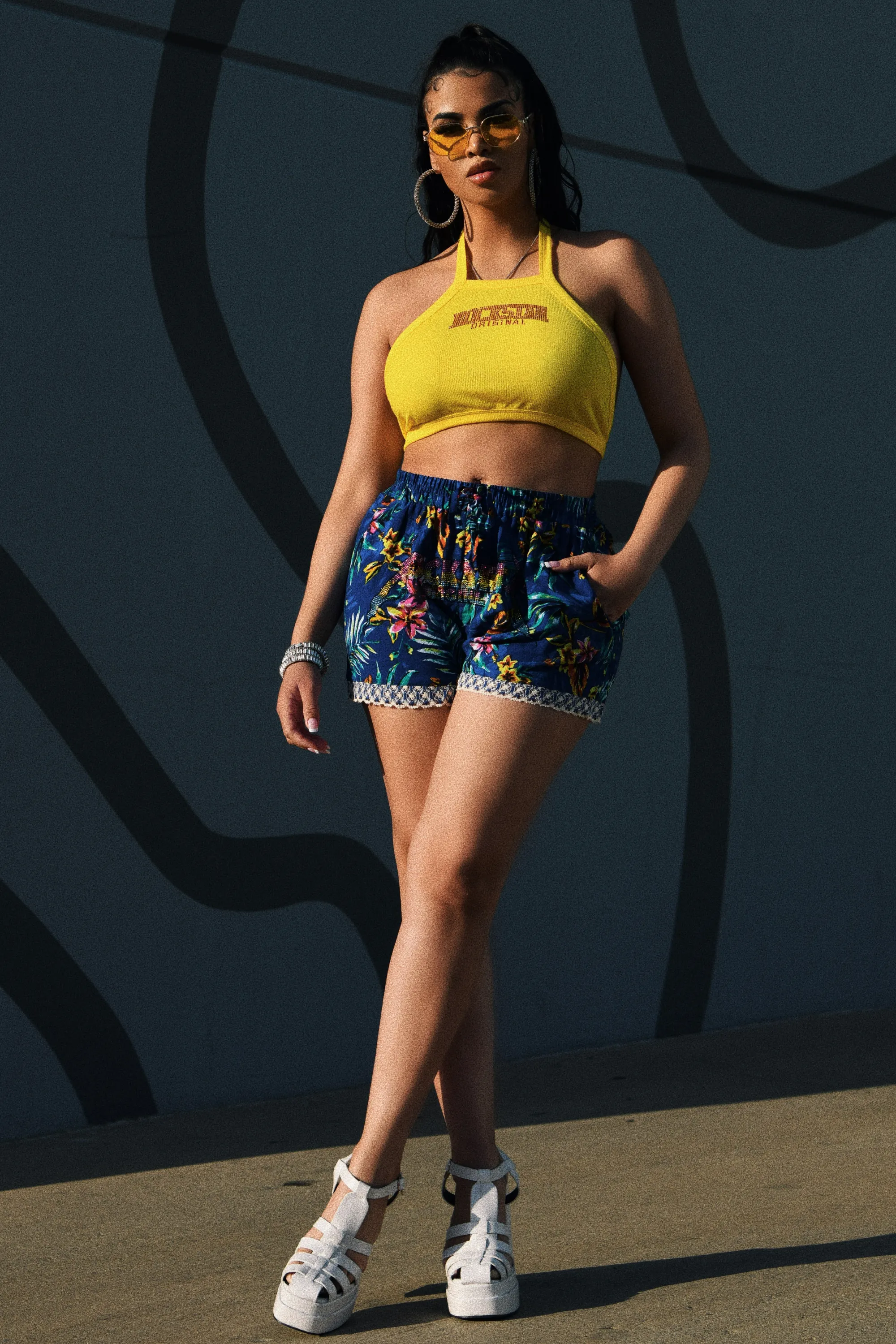 Sunny Halter Neck Tank-Yellow sold by Rockstar Original product image thumbnail 2