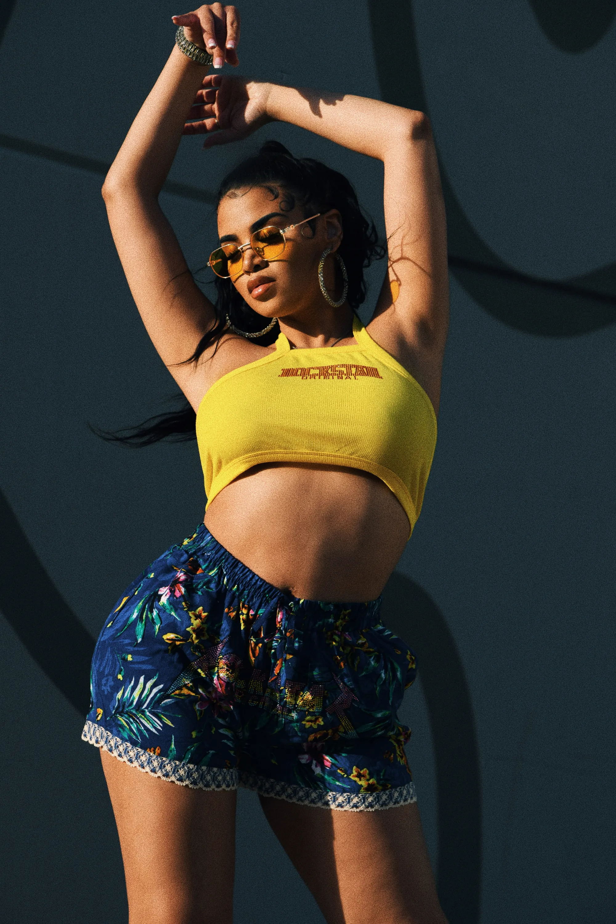 Sunny Halter Neck Tank-Yellow sold by Rockstar Original