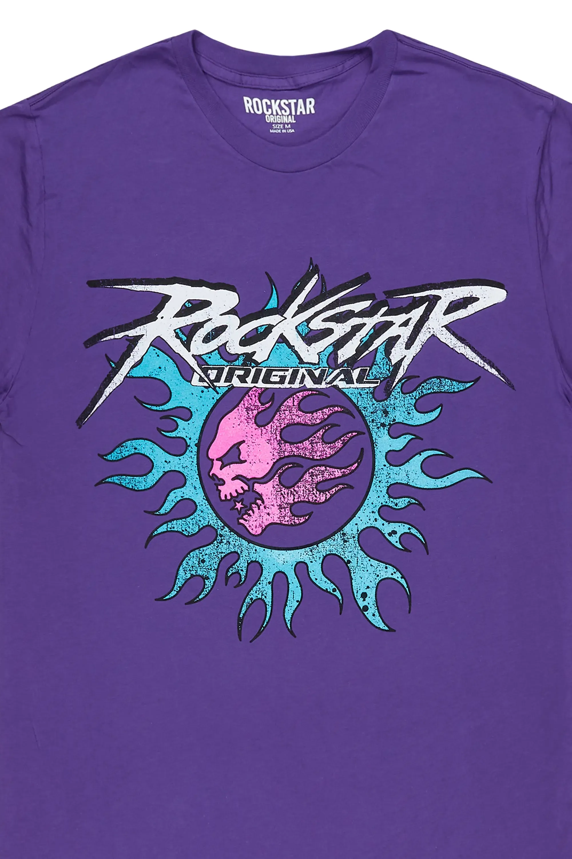 Latasha Purple Oversized T-Shirt sold by Rockstar Original product image thumbnail 2