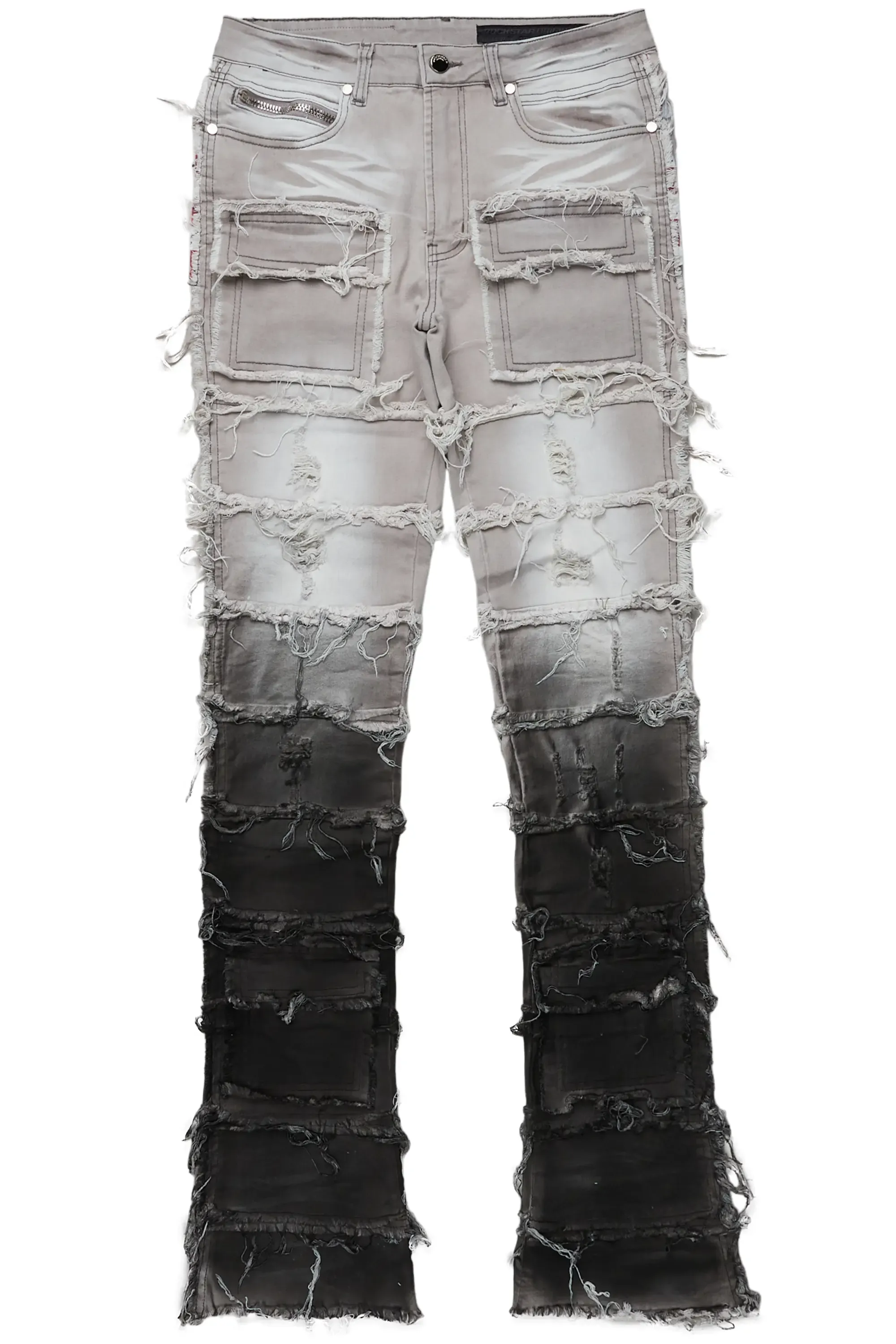 Mads Grey Painter Stacked Flare Jean sold by Rockstar Original product image thumbnail 2