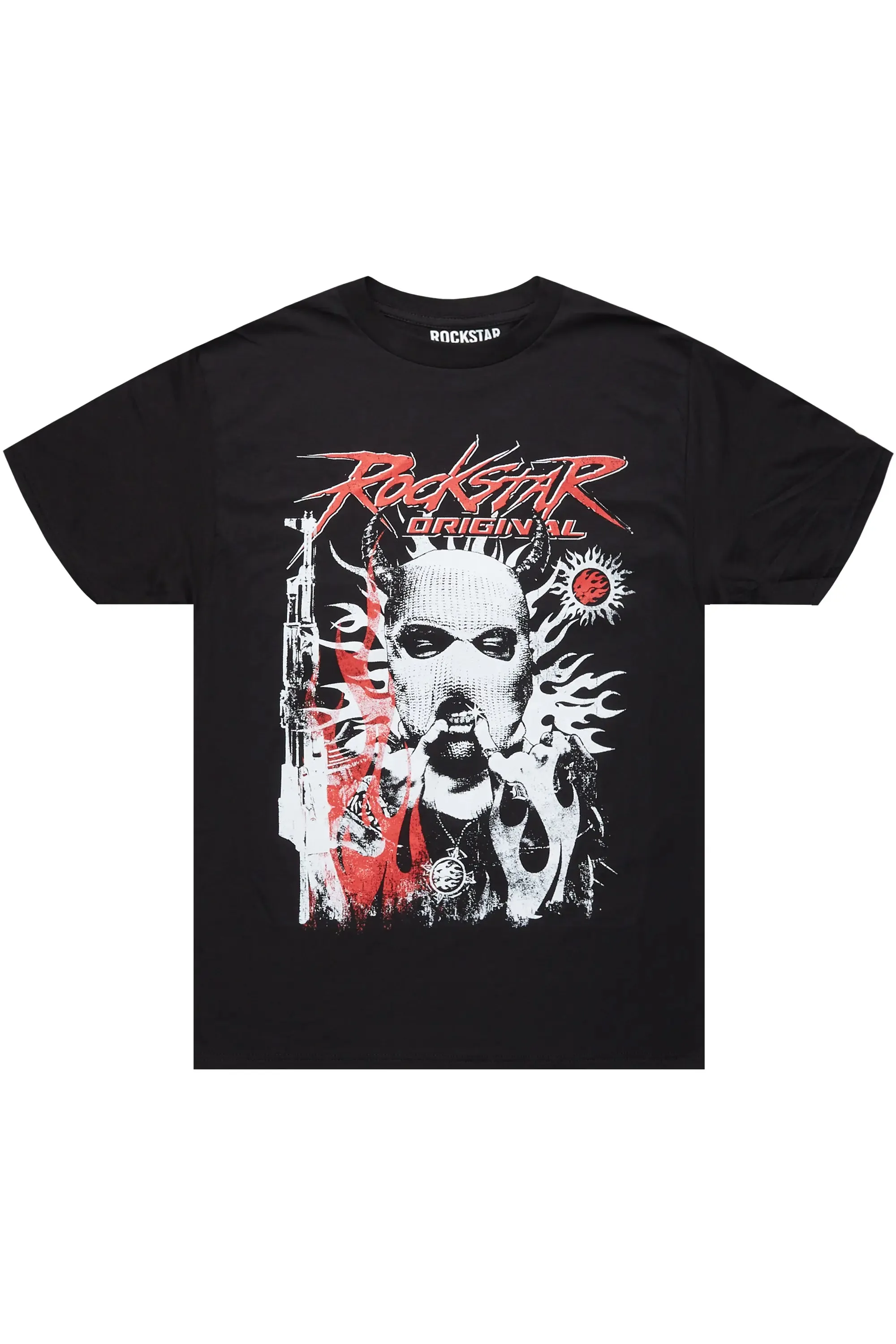 Marci Black Oversized T-Shirt sold by Rockstar Original