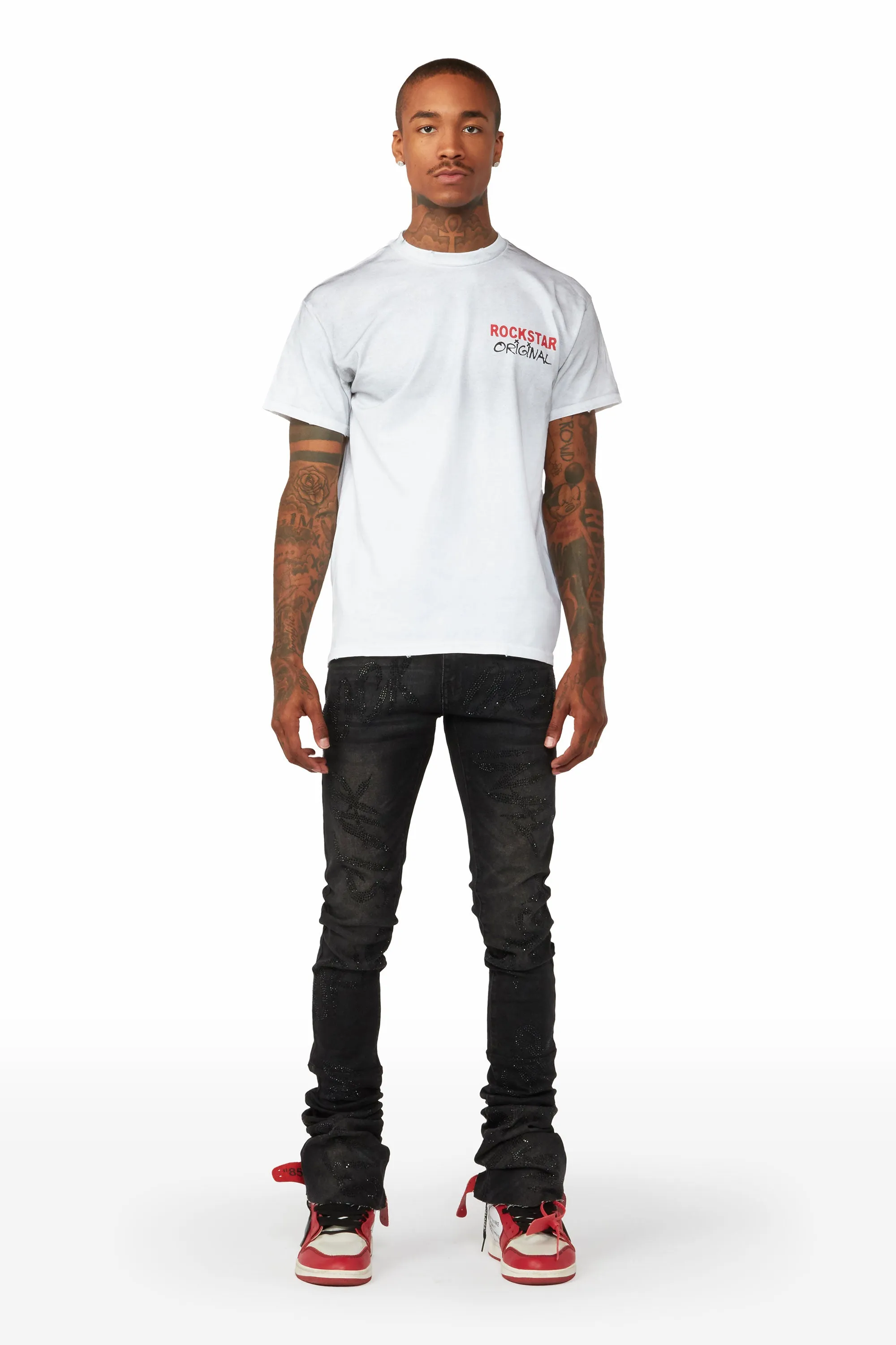 Fuhkt White Graphic T-Shirt sold by Rockstar Original product image thumbnail 3