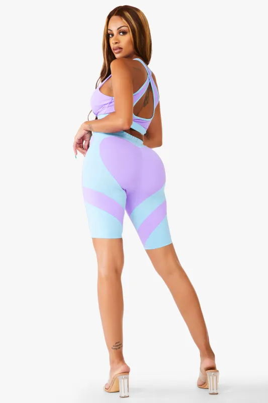 Bianca Active Biker Set - Blue sold by Rockstar Original