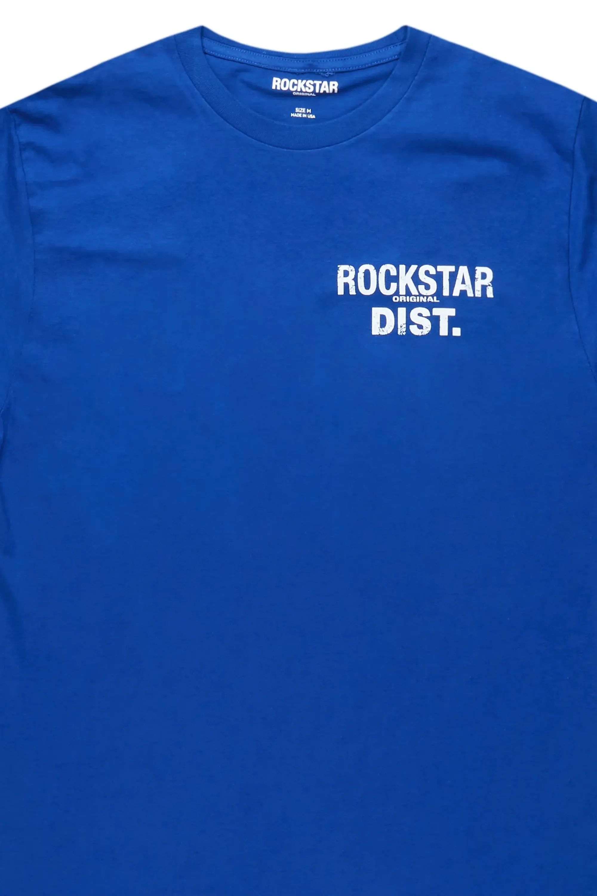 Lake Royal/White Graphic T-Shirt sold by Rockstar Original product image thumbnail 2
