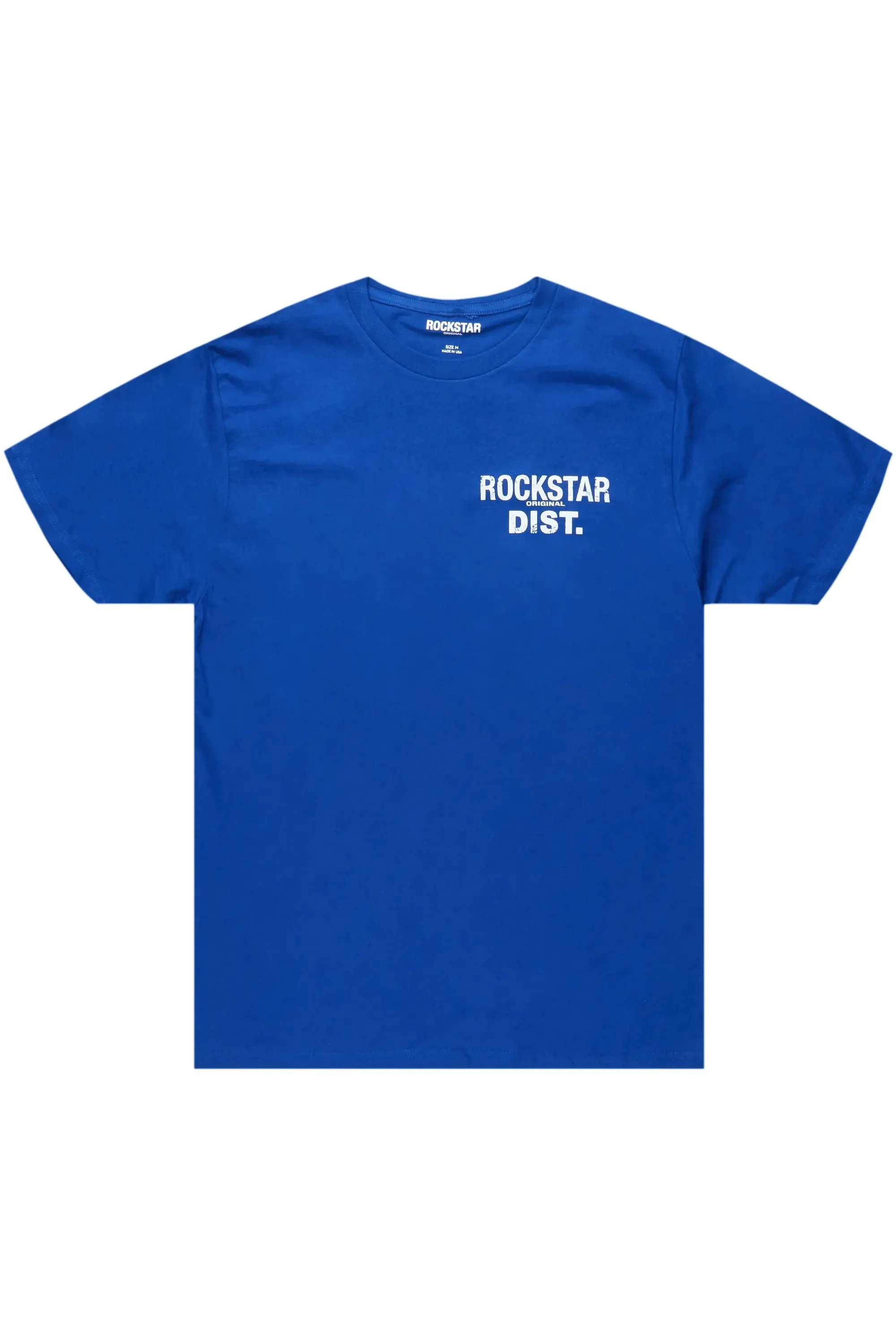 Lake Royal/White Graphic T-Shirt sold by Rockstar Original product image thumbnail 3