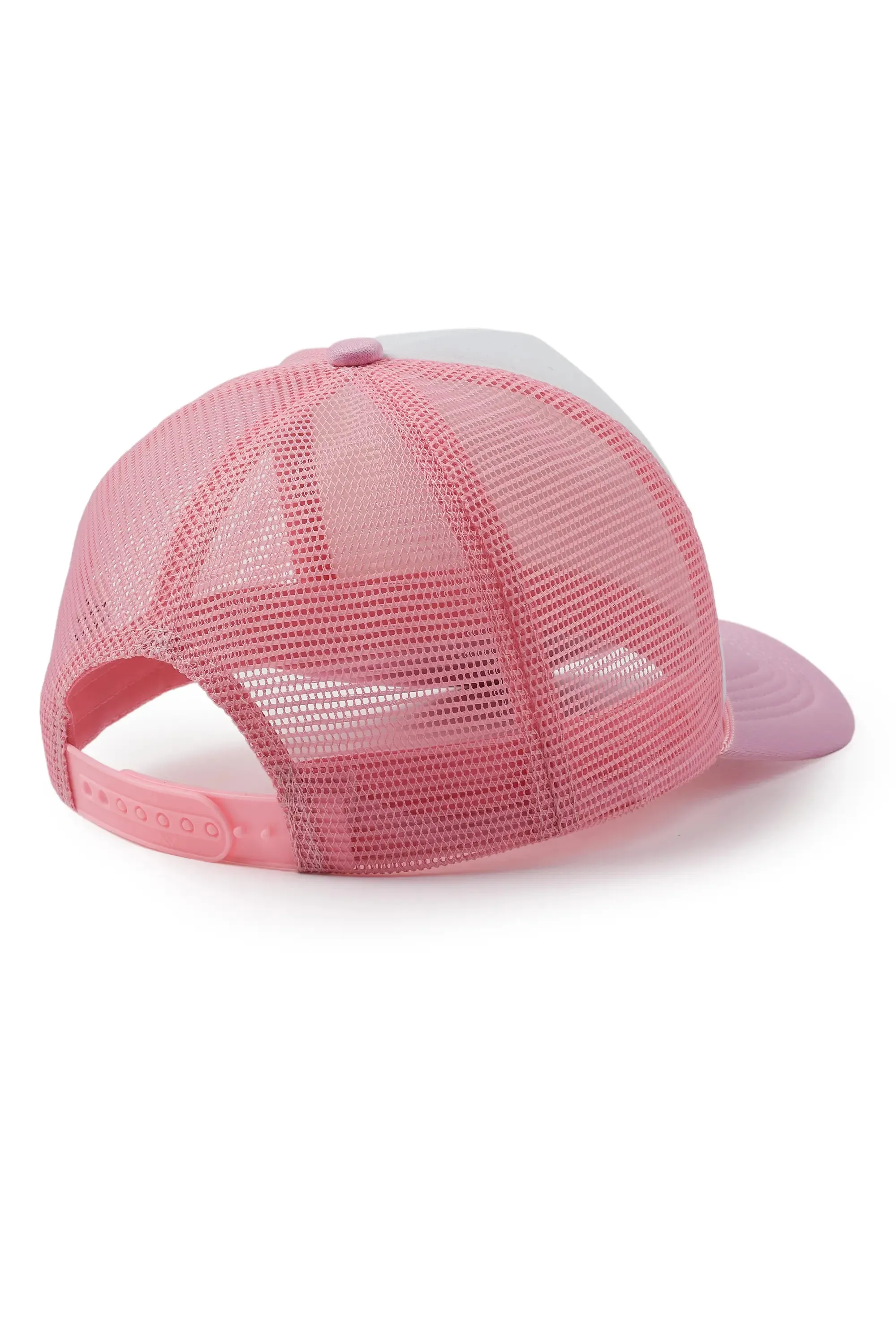 Quinton White/Light Pink Trucker Hat sold by Rockstar Original product image thumbnail 3