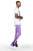 Smitty Purple/White T-Shirt/Stacked Flare Pant Set sold by Rockstar Original