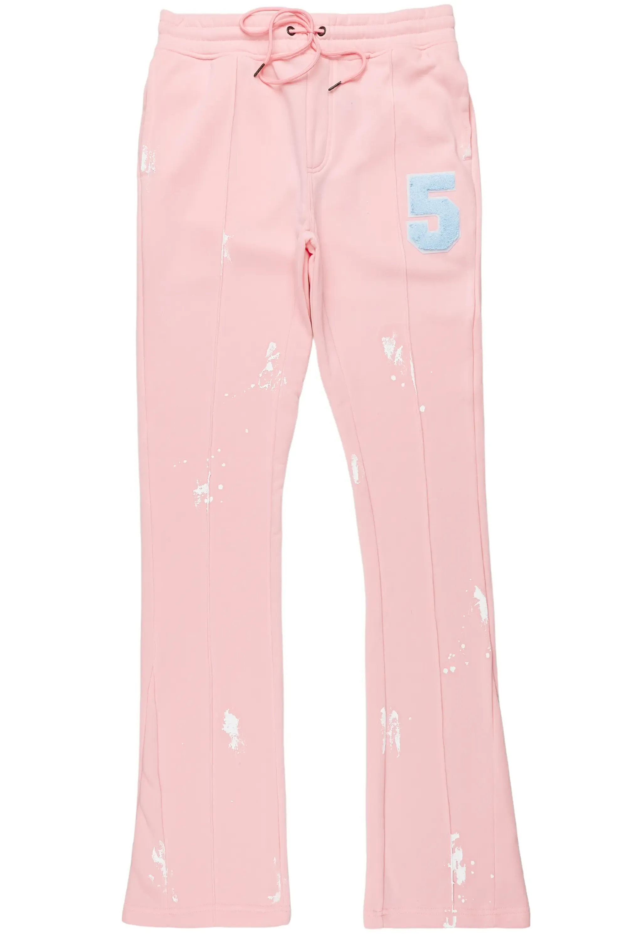 Angelo Pink Patchwork Stacked Flare Pants sold by Rockstar Original product image thumbnail 2
