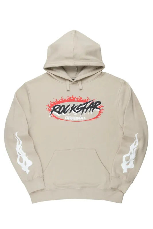 Aviana Beige Oversized Hoodie sold by Rockstar Original