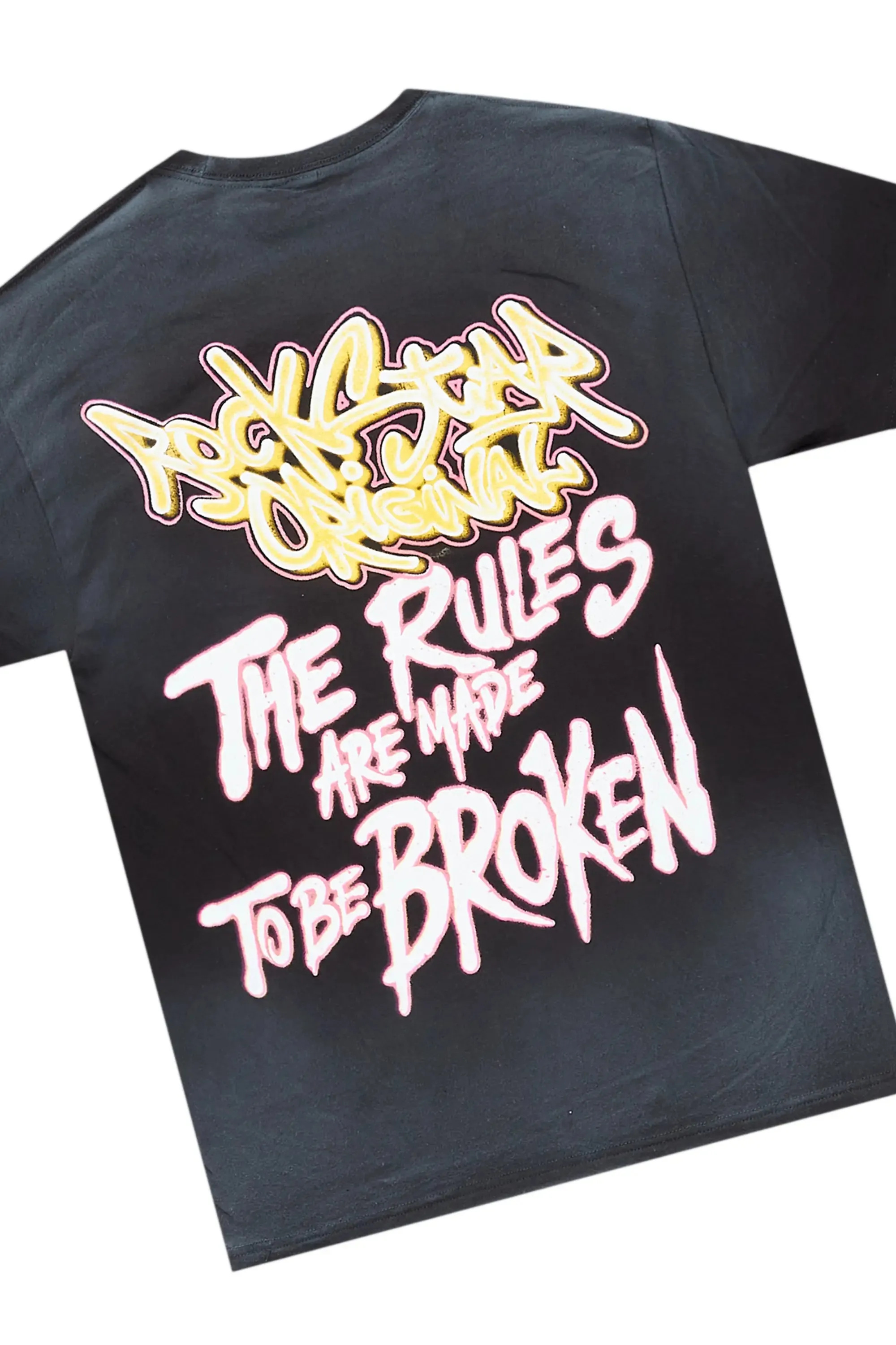 Rafe Black T-Shirt & Bossko Stacked Flare Jean Bundle sold by Rockstar Original product image thumbnail 3