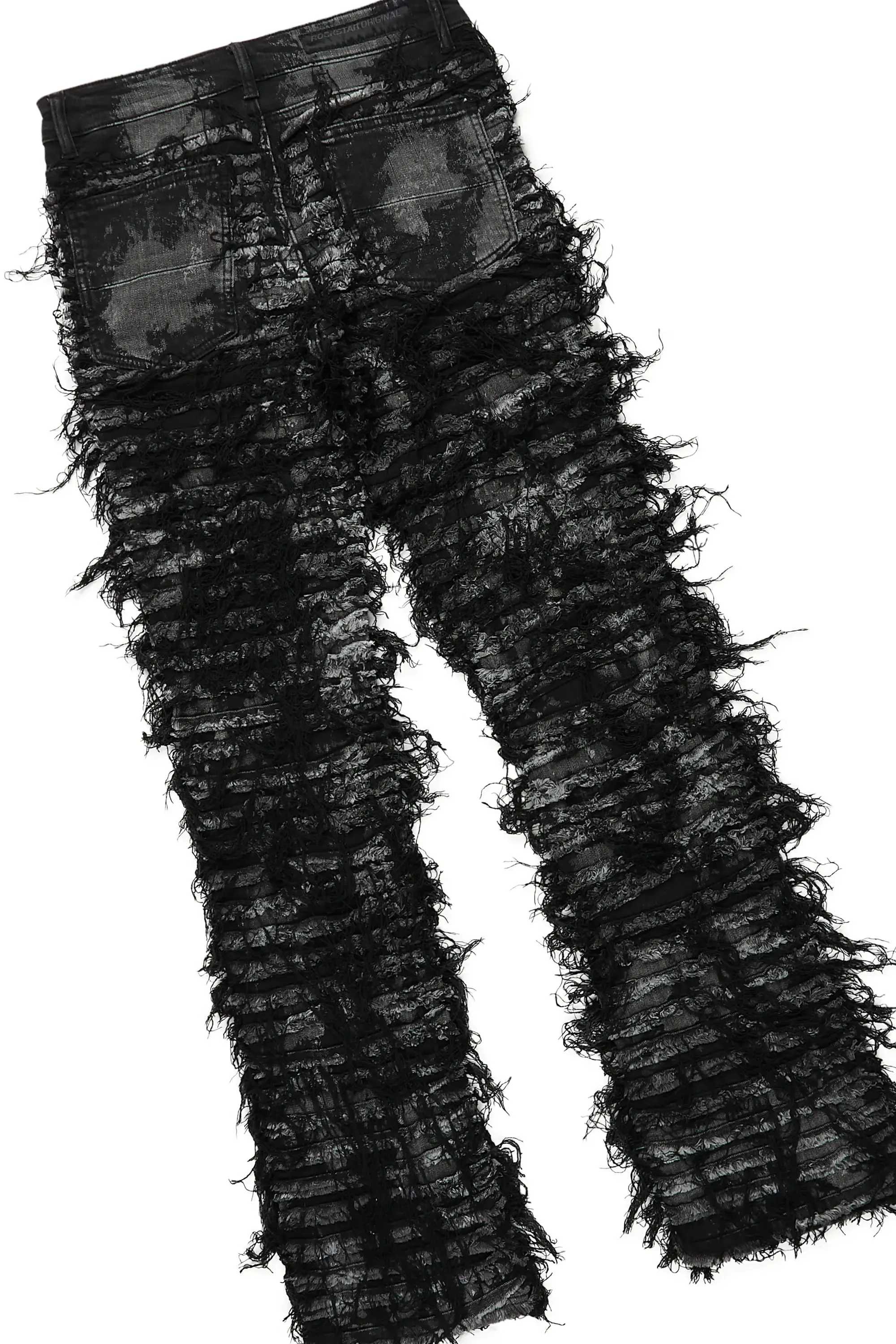 Rafe Black T-Shirt & Bossko Stacked Flare Jean Bundle sold by Rockstar Original product image thumbnail 5