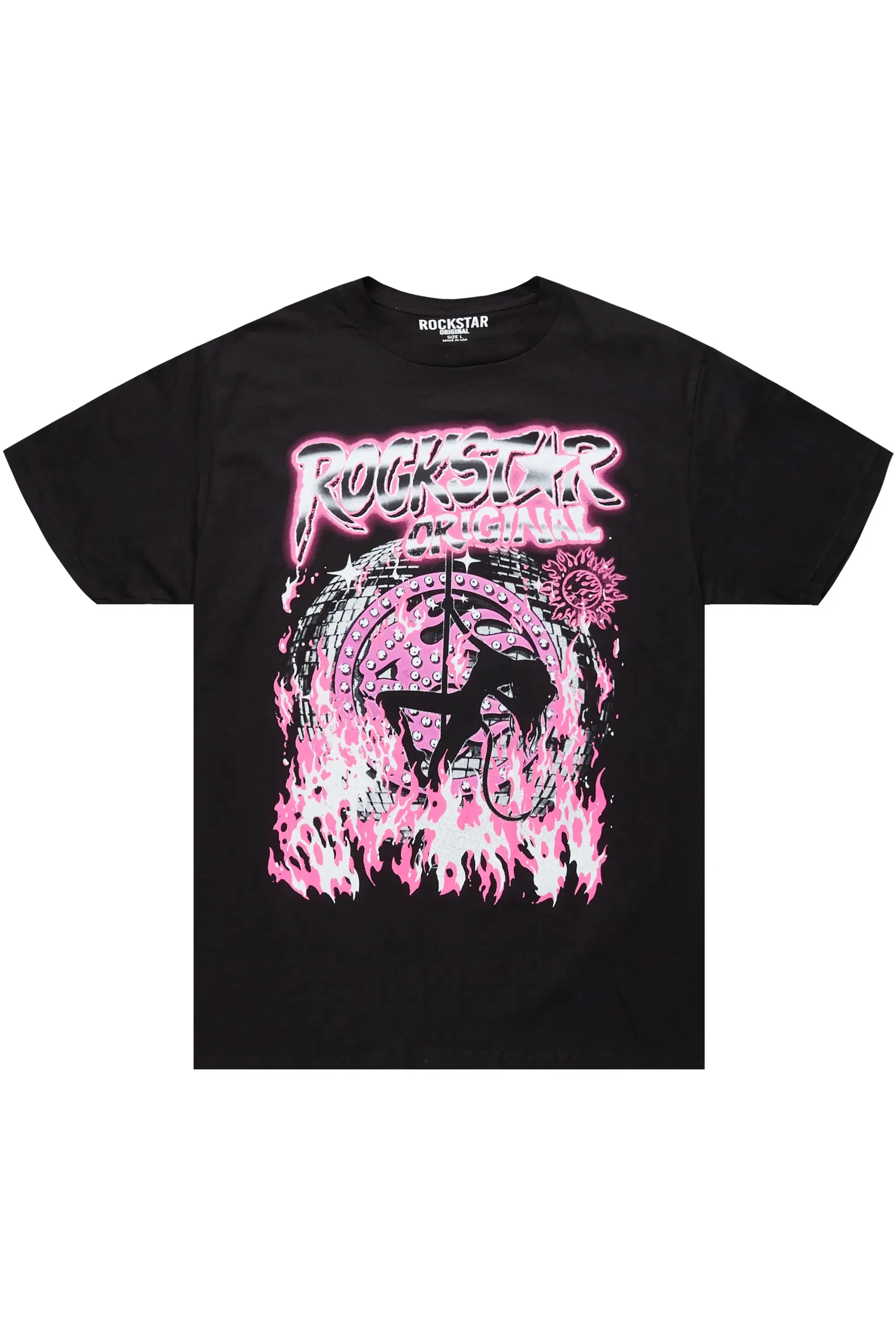 Sonya Black Oversized T-Shirt sold by Rockstar Original product image thumbnail 2