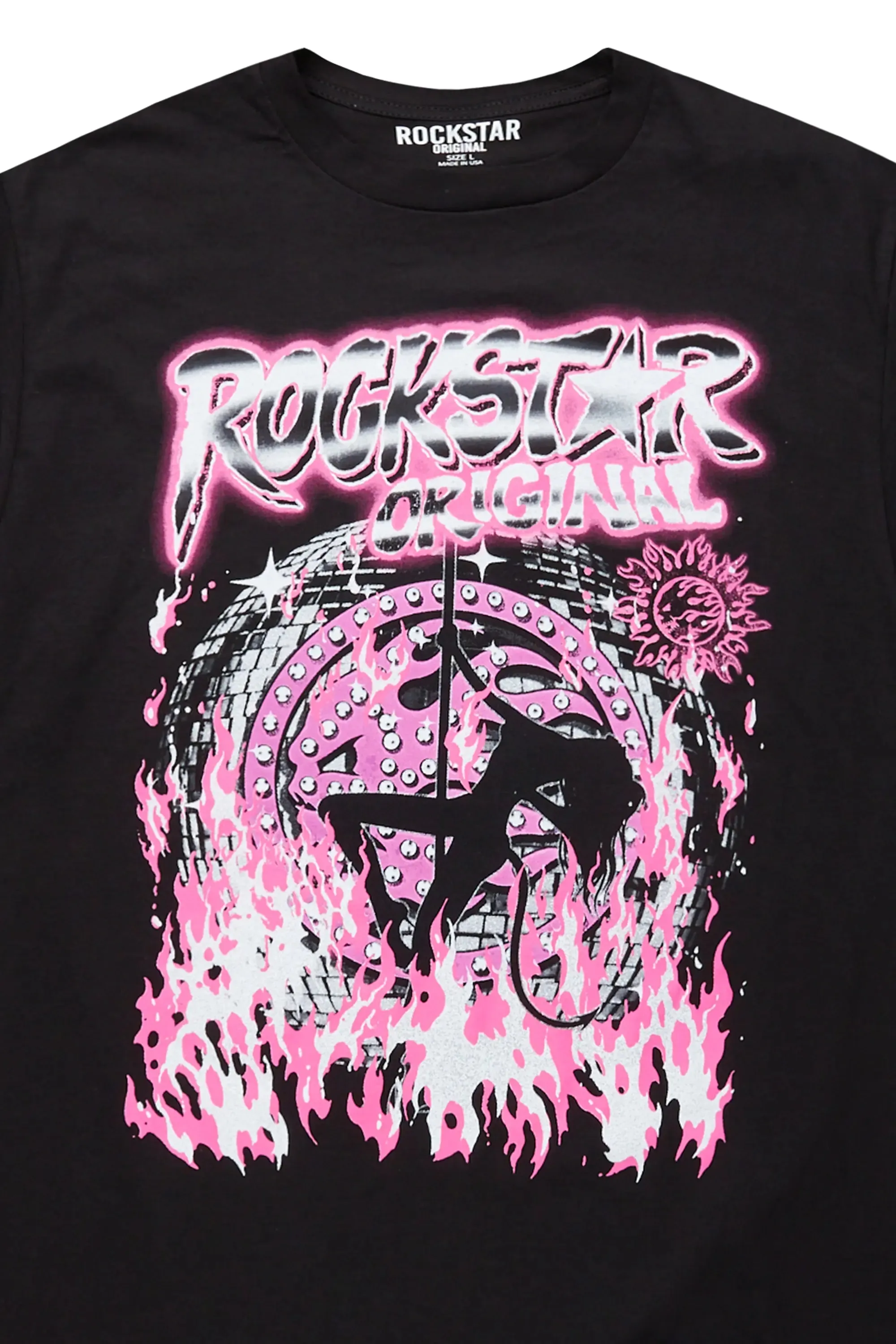 Sonya Black Oversized T-Shirt sold by Rockstar Original product image thumbnail 5