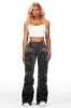 Karan Black Wash Baggy Stacked Jean sold by Rockstar Original