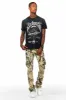 Kirrem Tree Camo Stacked Flare Jean sold by Rockstar Original