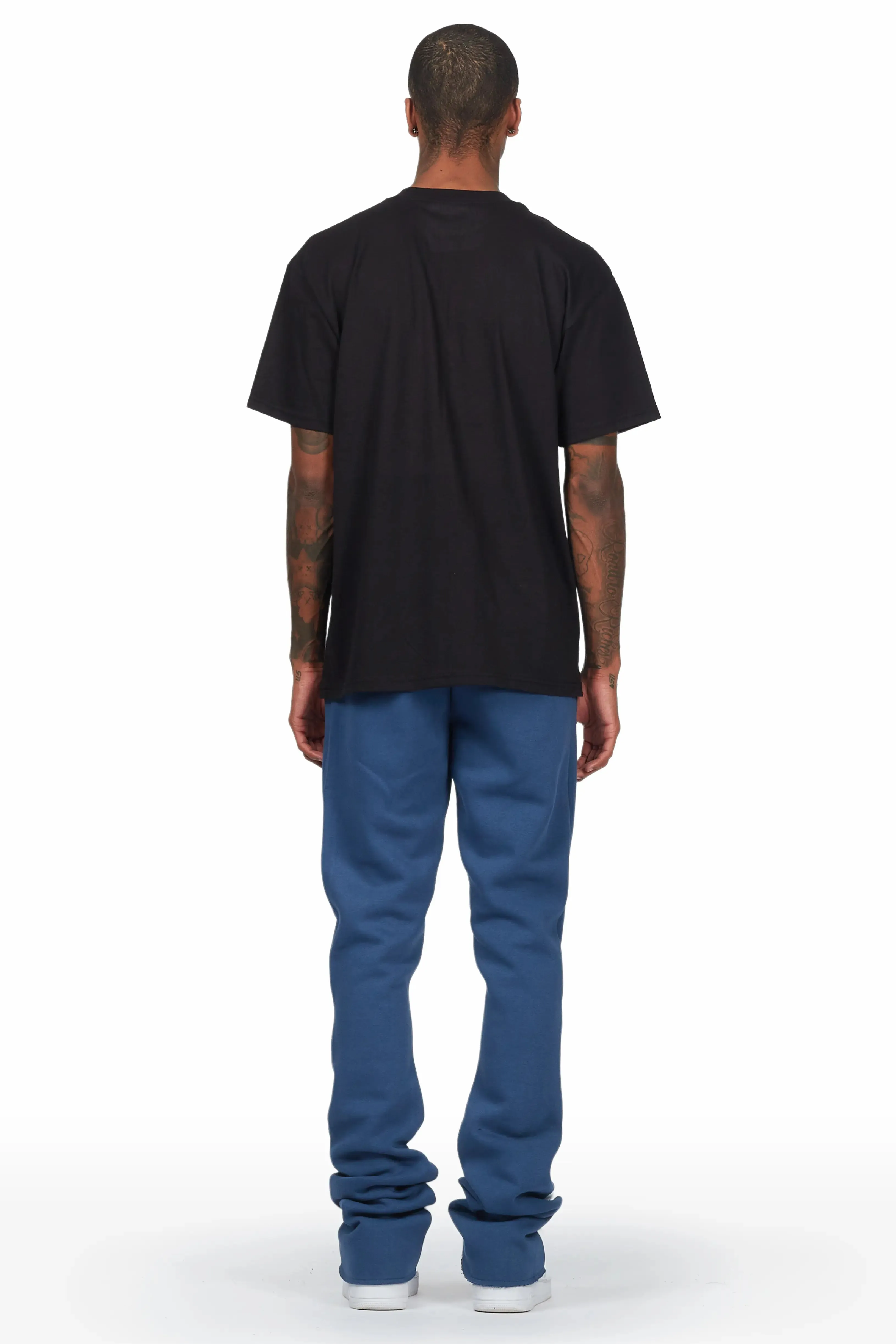 Kalibre Navy/Black T-Shirt Stacked Flare Track Set sold by Rockstar Original product image thumbnail 4