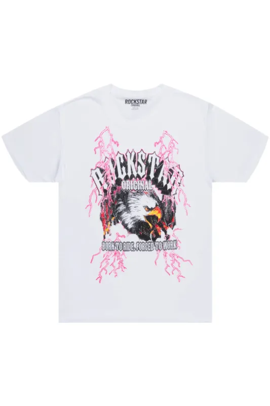 Balder White Graphic T-Shirt sold by Rockstar Original