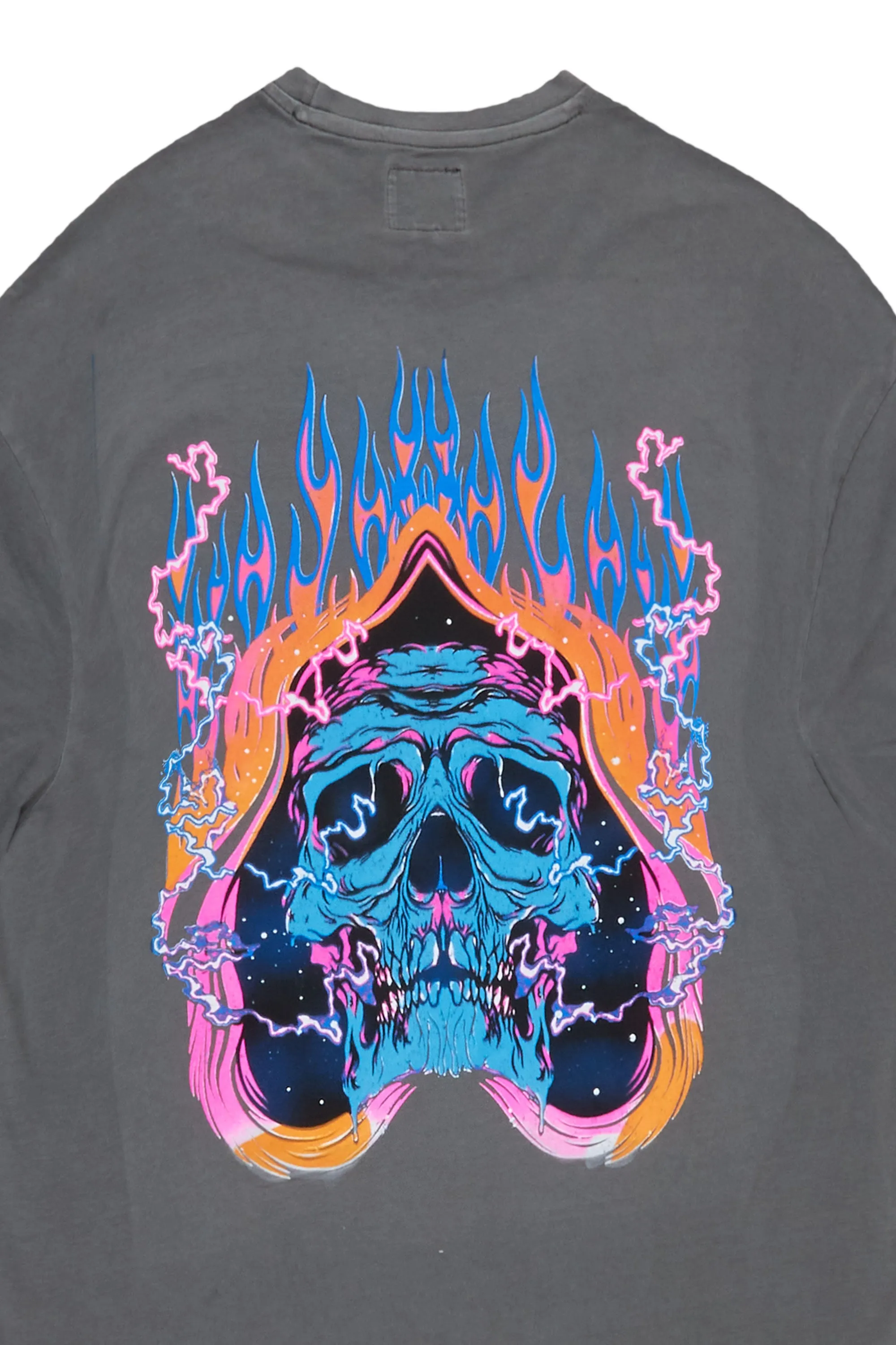 Disstans Vintage Grey Oversized Graphic T-Shirt sold by Rockstar Original product image thumbnail 2