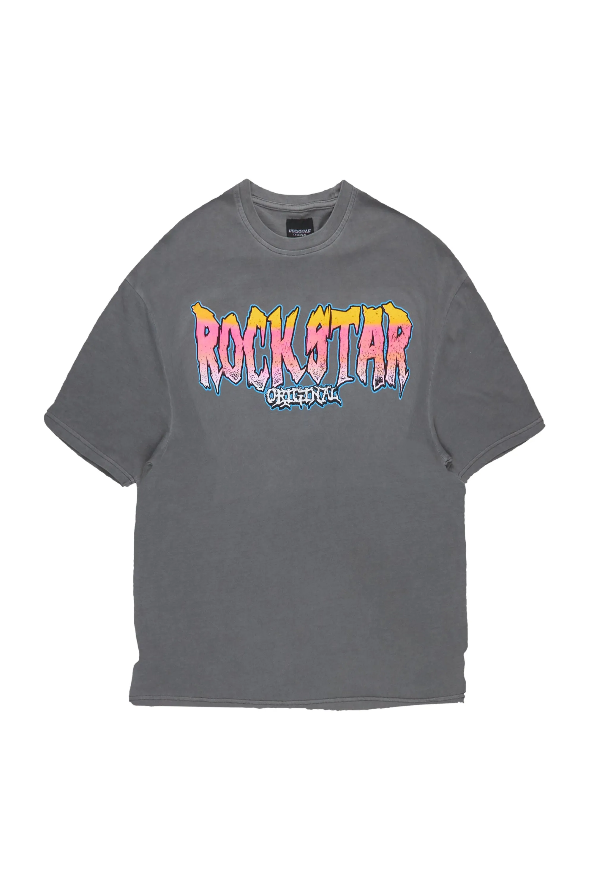 Disstans Vintage Grey Oversized Graphic T-Shirt sold by Rockstar Original product image thumbnail 3