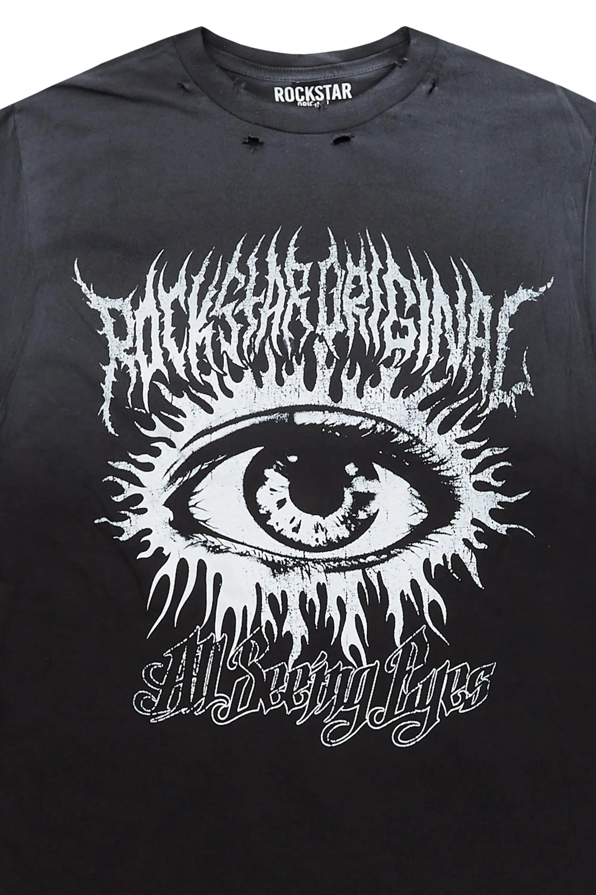 All Seeing Eyes Black Graphic T-Shirt sold by Rockstar Original product image thumbnail 2