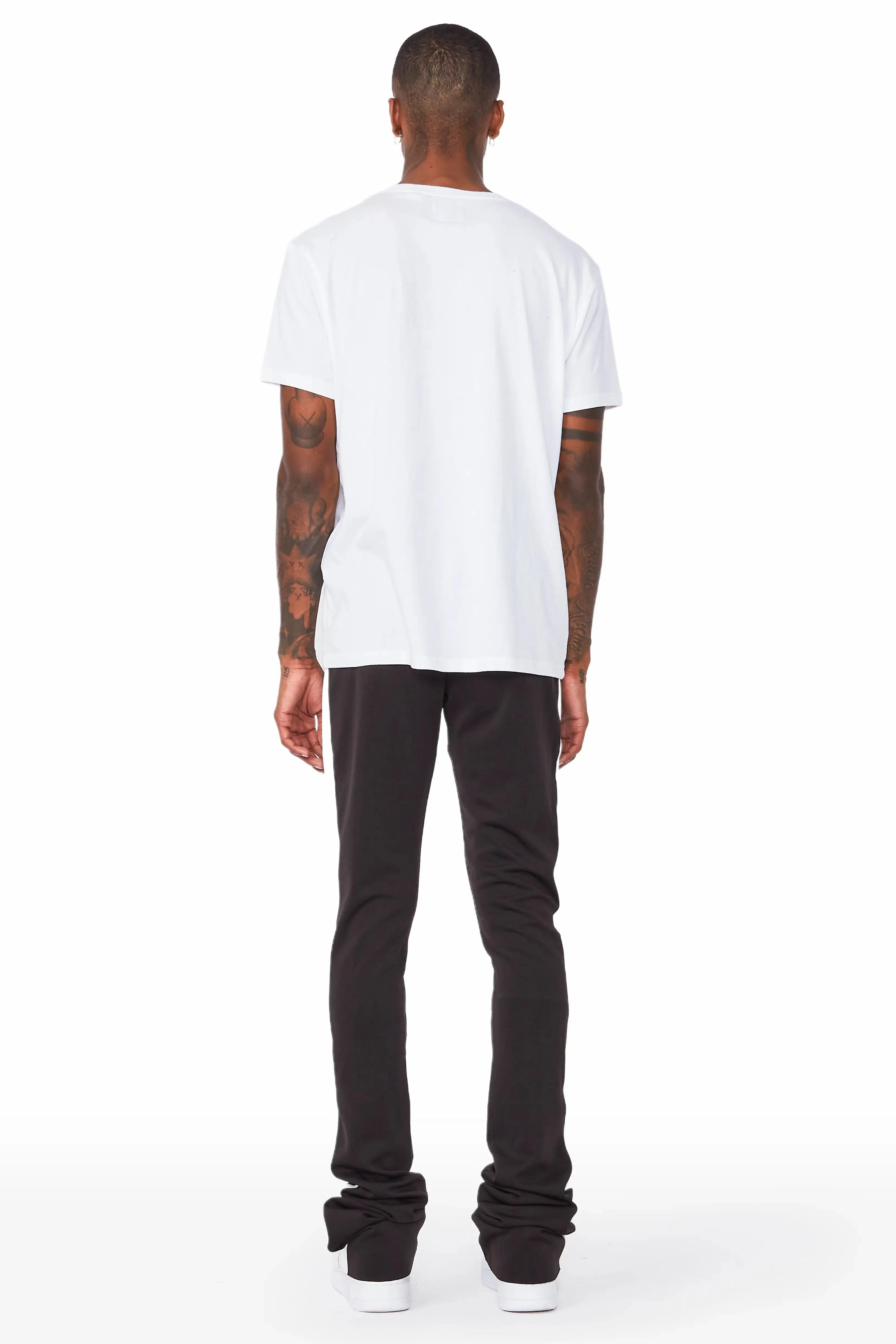 Landry Black Super Stacked Track Pant sold by Rockstar Original product image thumbnail 5