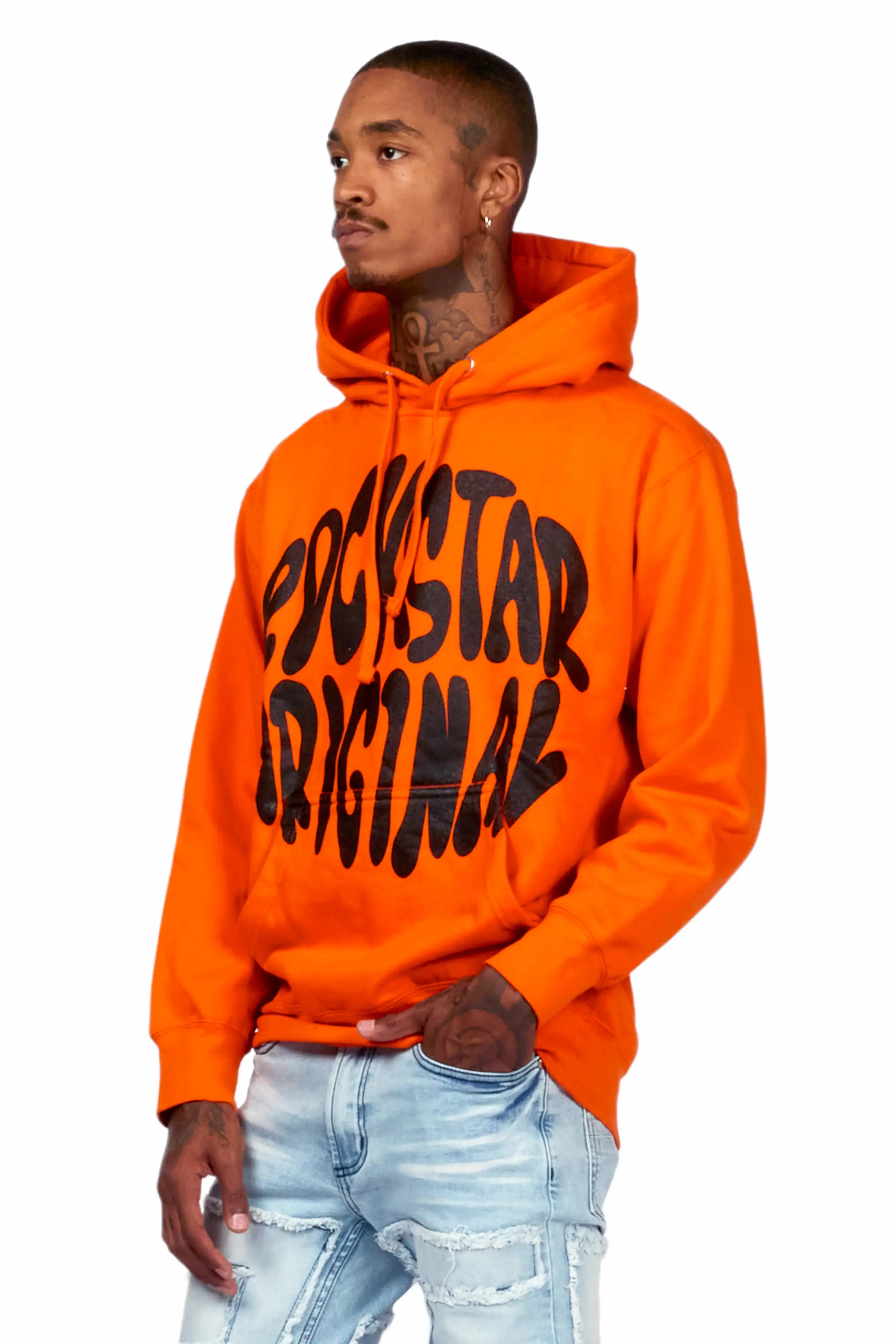 Thierry Orange Graphic Hoodie sold by Rockstar Original product image thumbnail 4