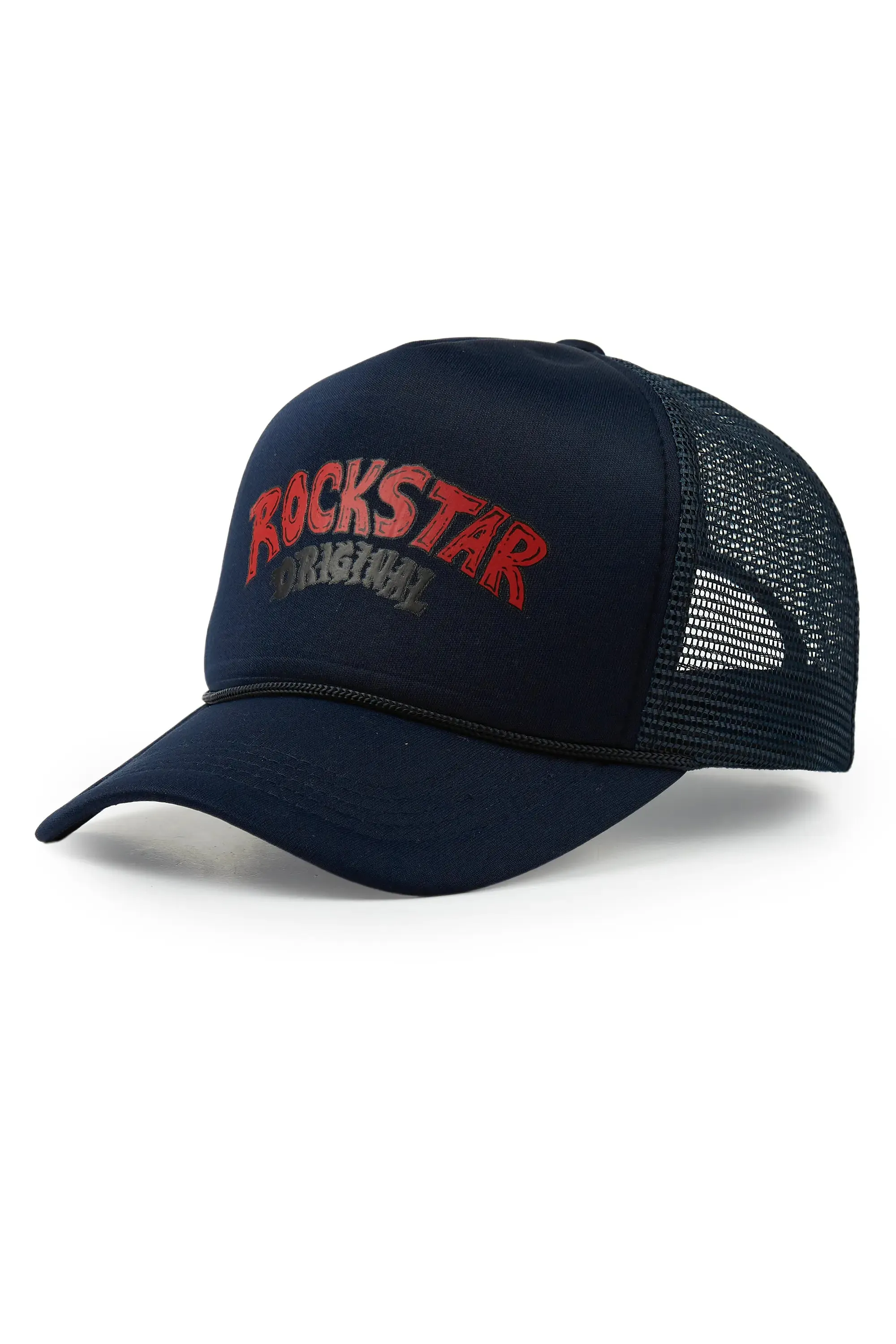 Trap Navy Trucker Hat sold by Rockstar Original product image thumbnail 2